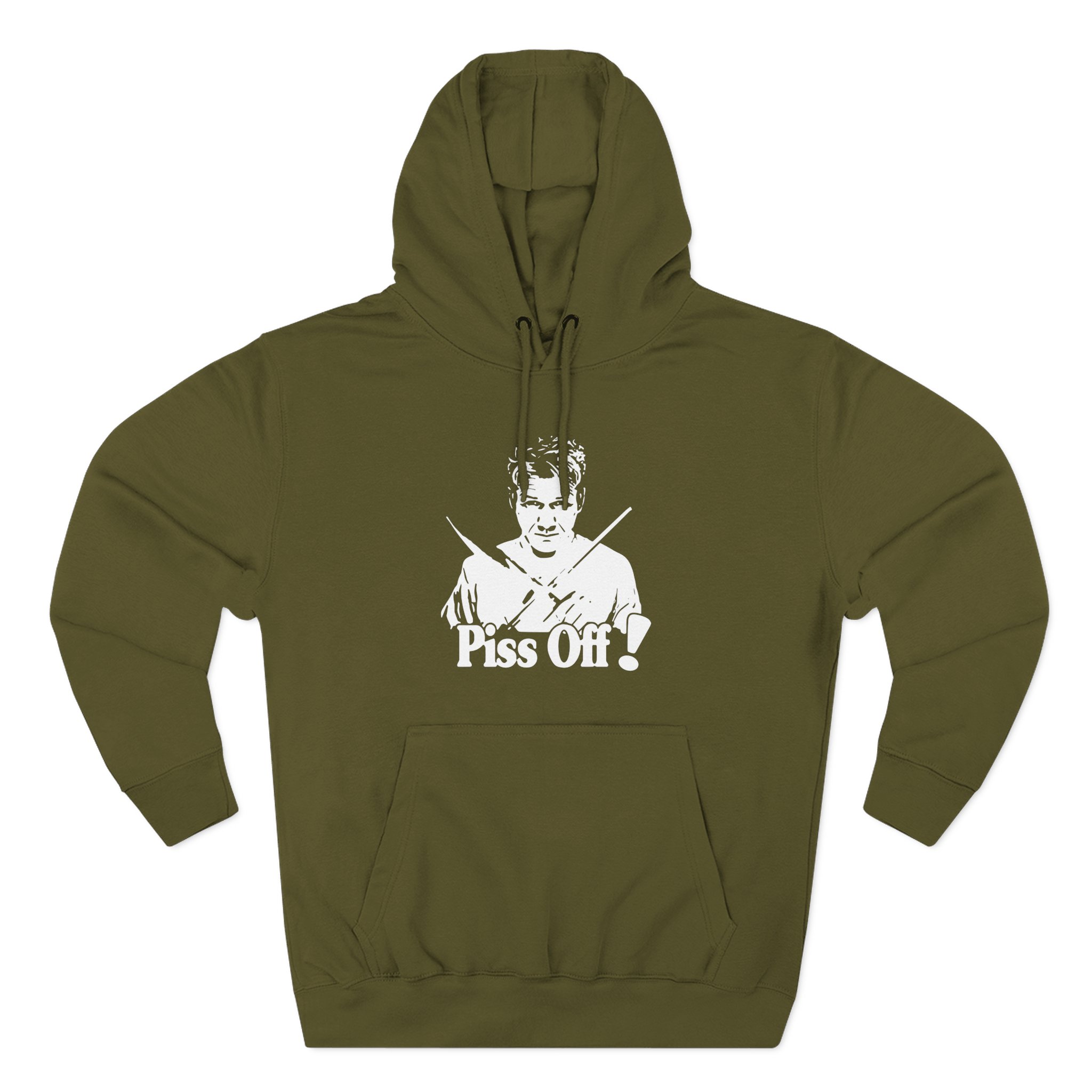 Gordon Ramsay Chef Piss Off Three-Panel Fleece Hoodie