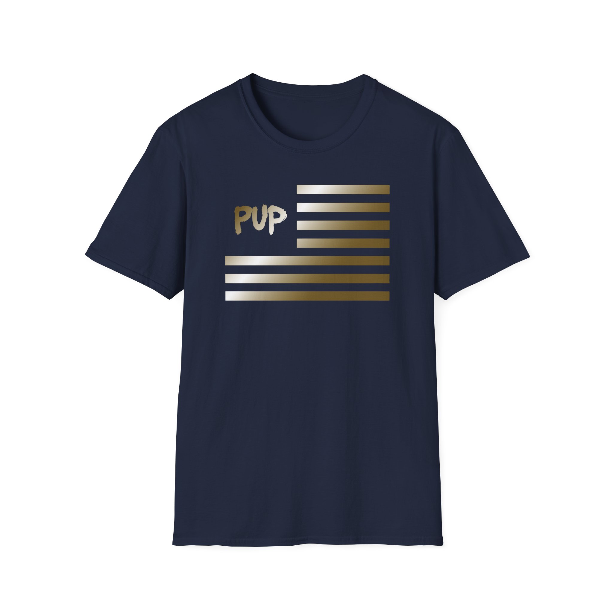 Pup Gold Foil Unisex Softstyle T-Shirt