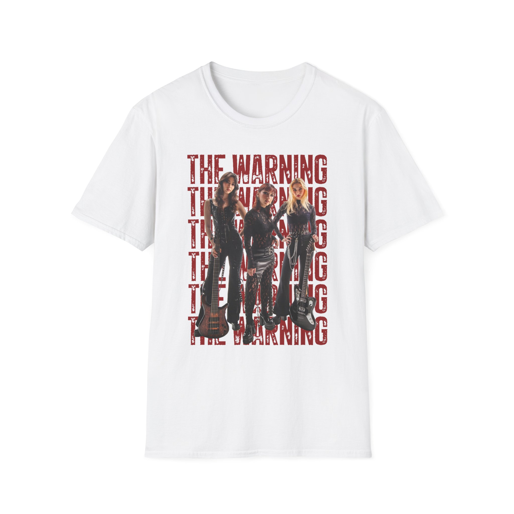 The Warning Stacked Unisex Softstyle T-Shirt