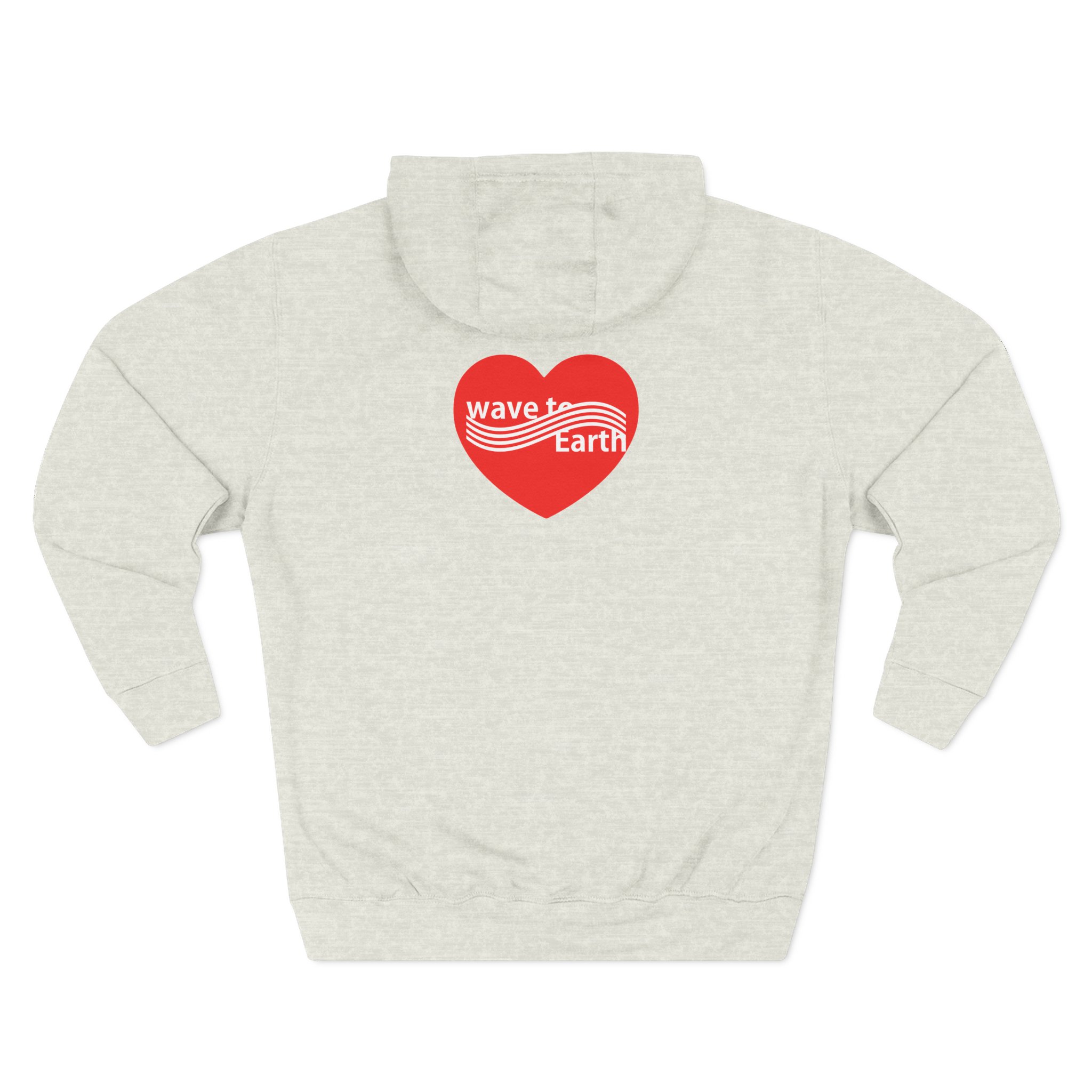 Wave to Earth Three-Panel Fleece Hoodie