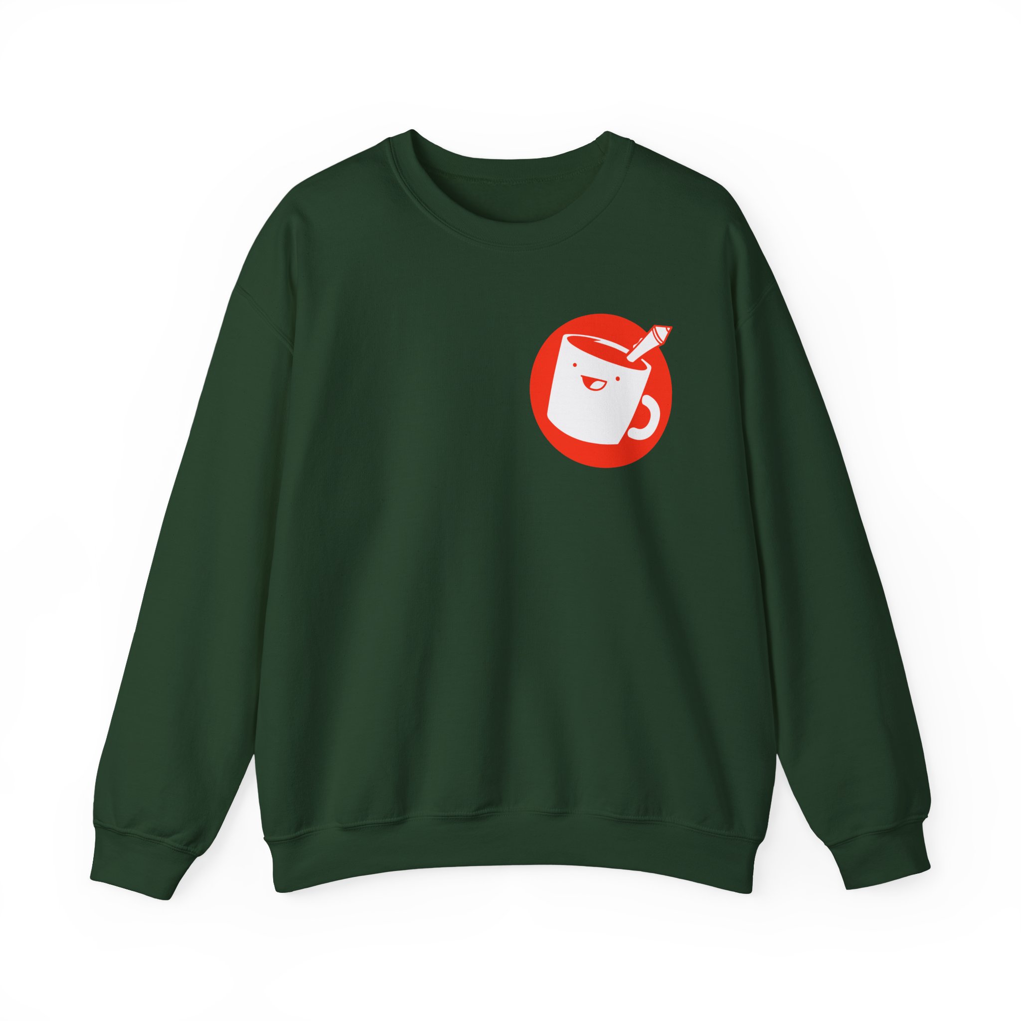 Drawfee Logo Unisex Heavy Blendâ„¢ Crewneck Sweatshirt
