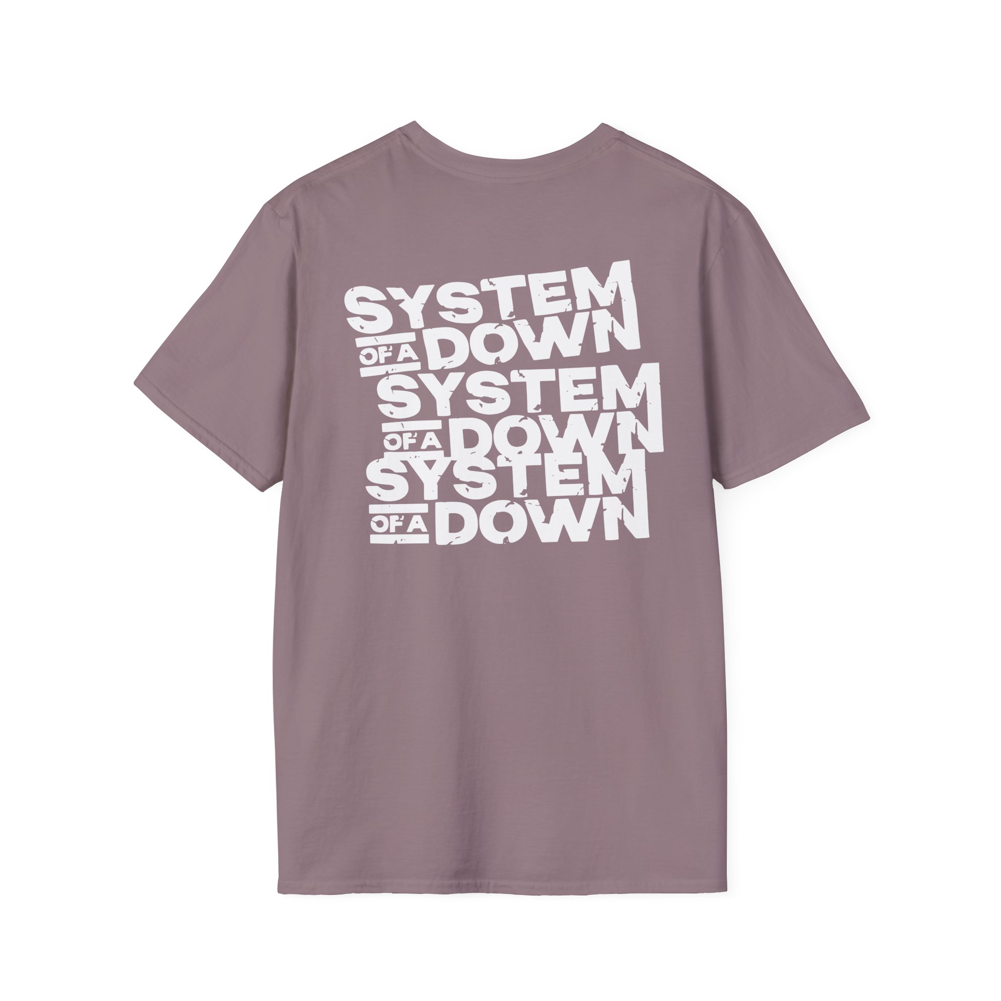 System of a Down Awake Distressed Unisex Softstyle T-Shirt