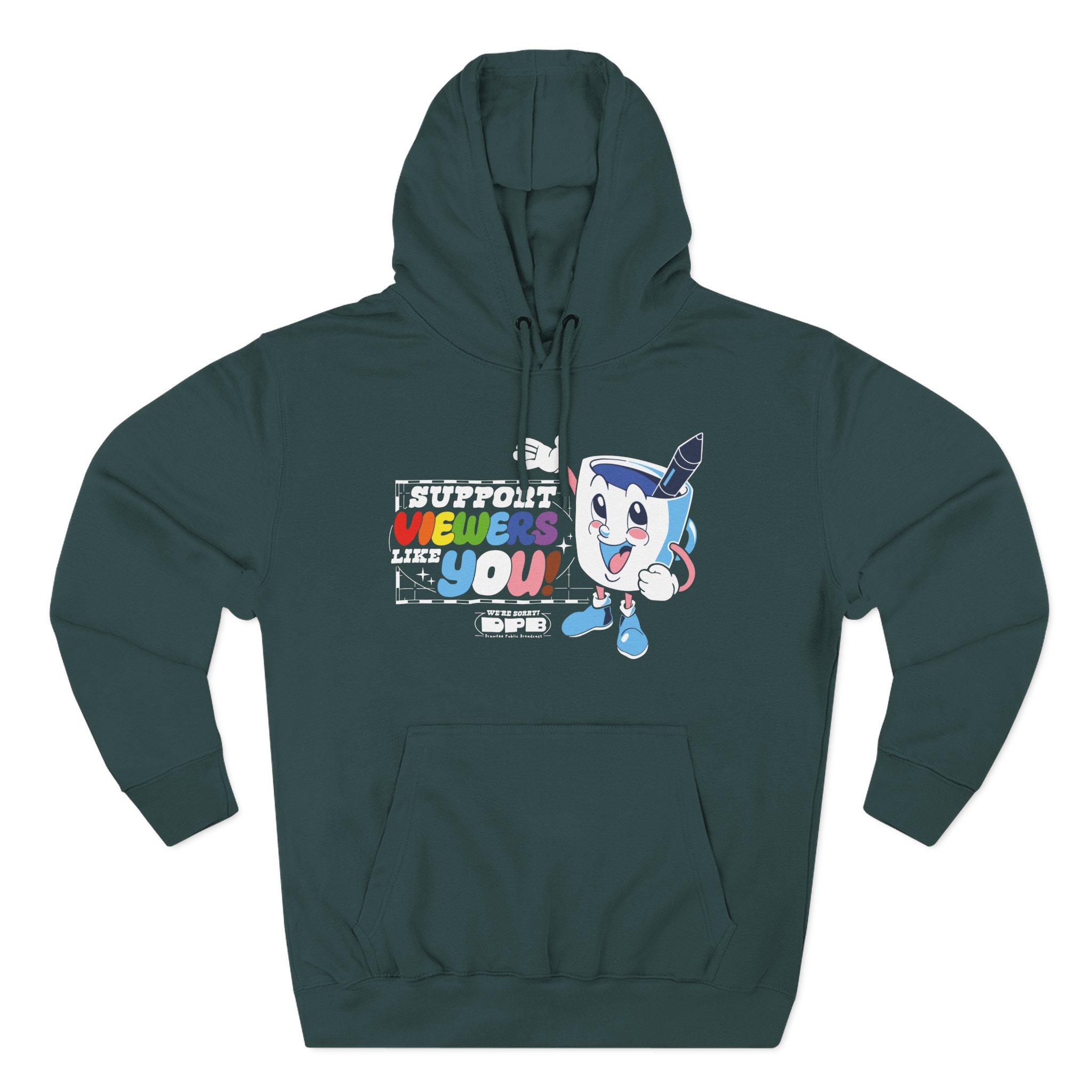 Drawfee 2025 Three-Panel Fleece Hoodie