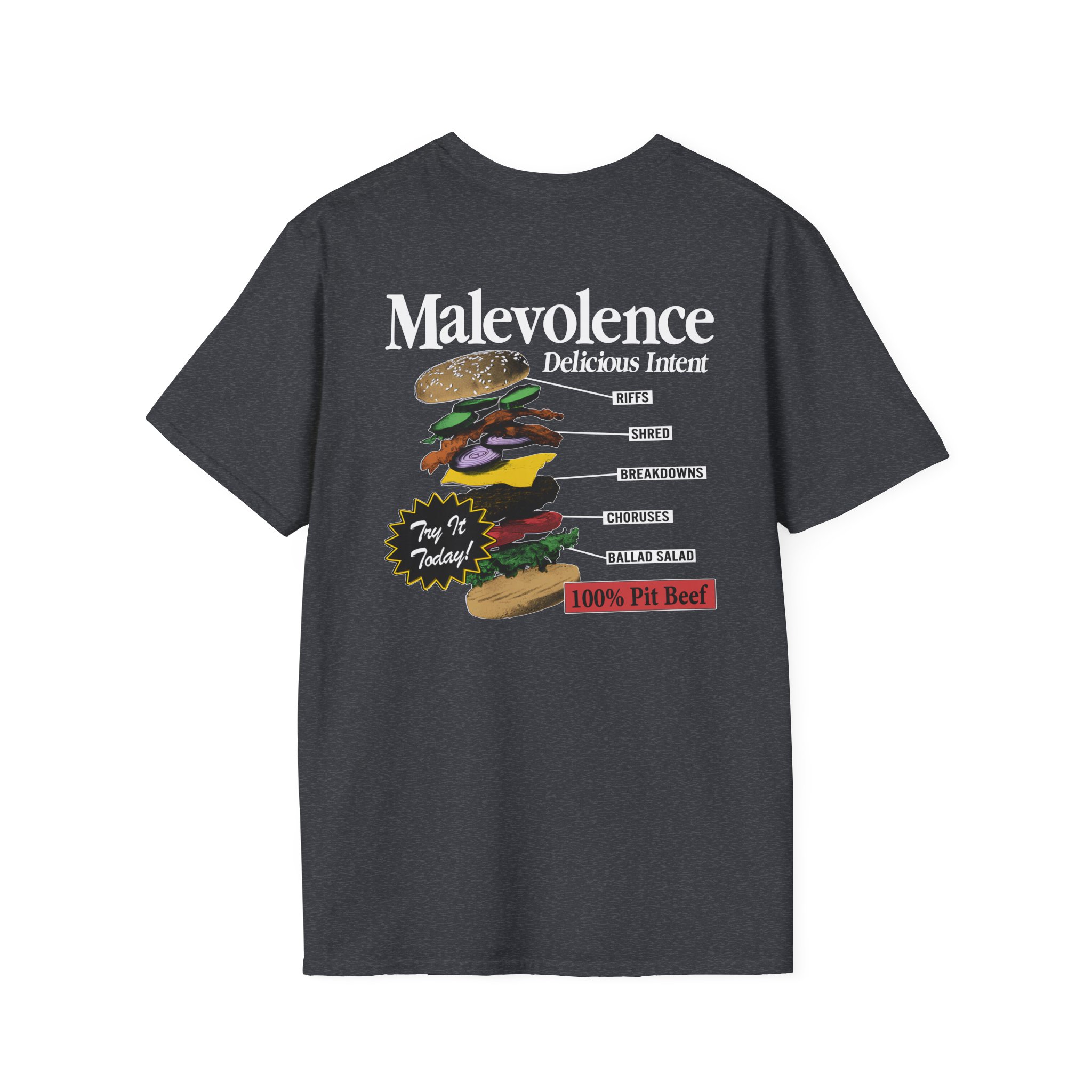Malevolence Pit Beef Unisex Softstyle T-Shirt