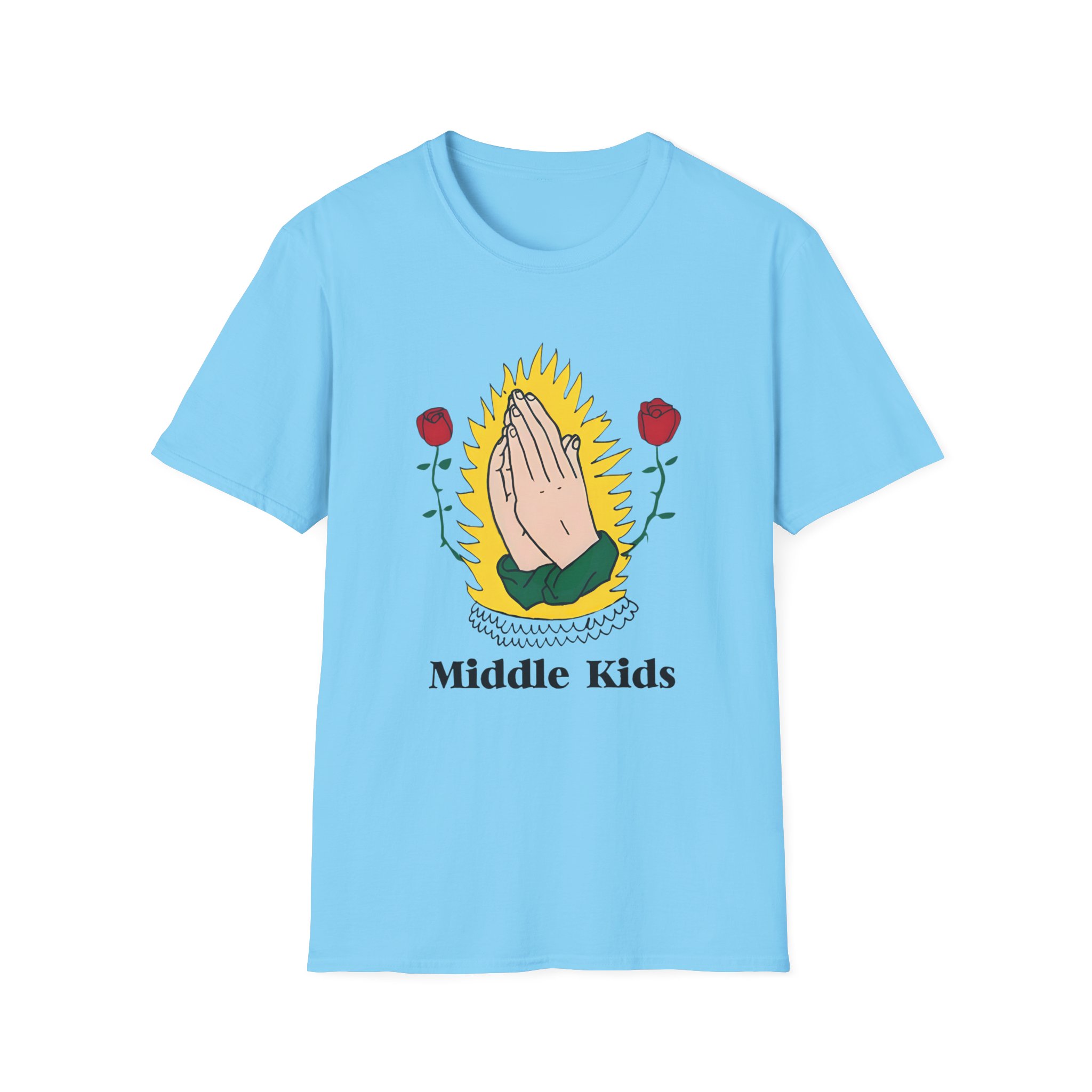 Middle Kids Praying Hands Unisex Softstyle T-Shirt