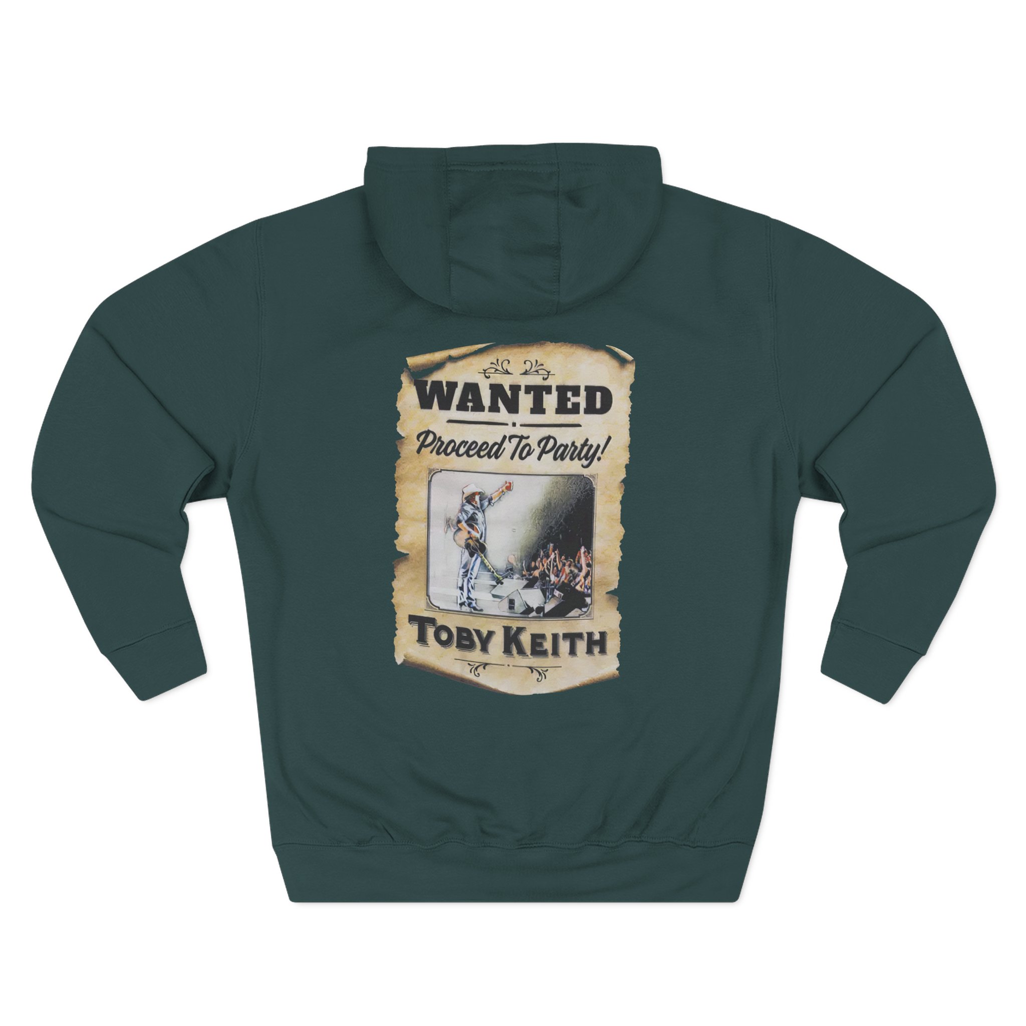 Toby Keith Proceed to Party Three-Panel Fleece Hoodie