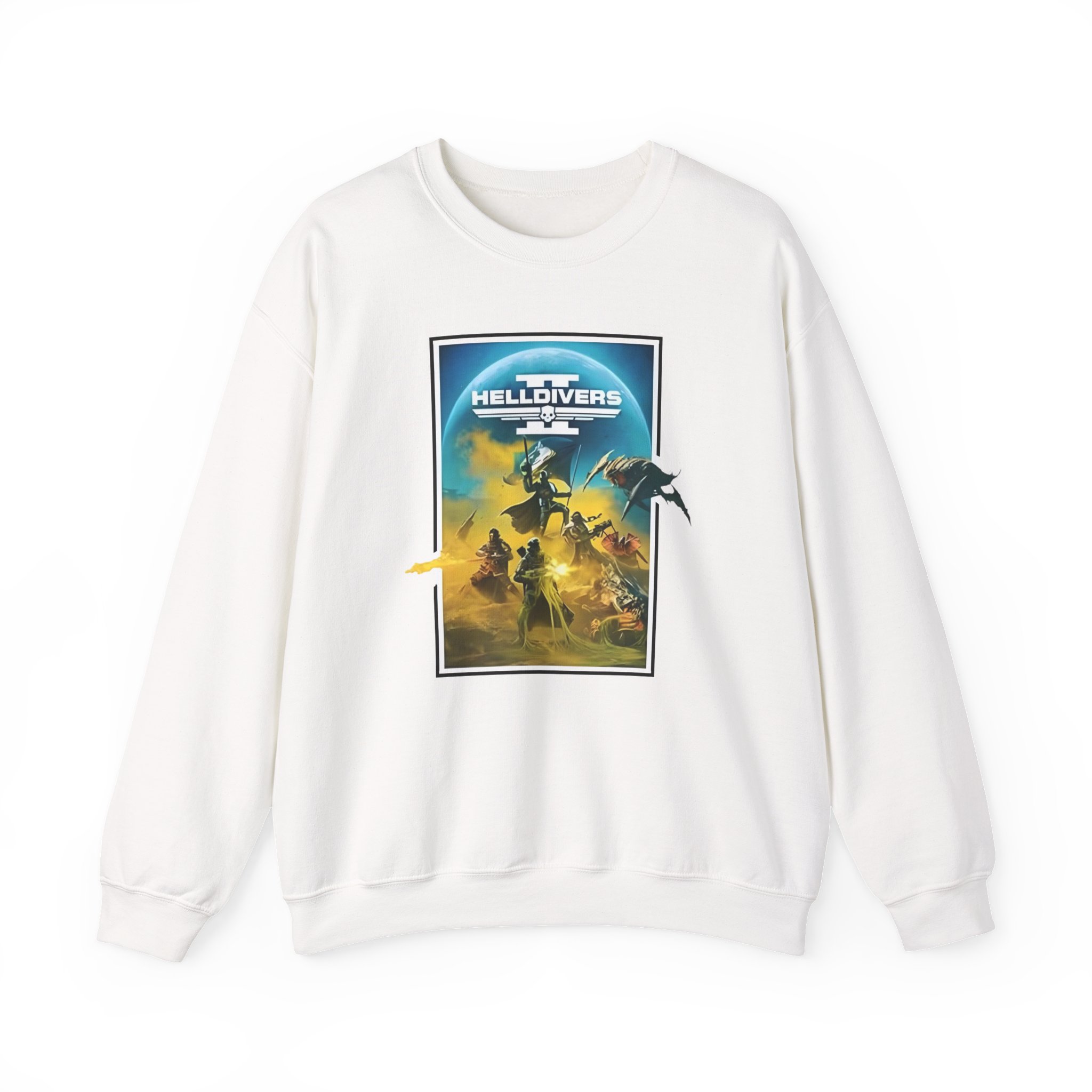 Helldivers Key Art Unisex Heavy Blendâ„¢ Crewneck Sweatshirt