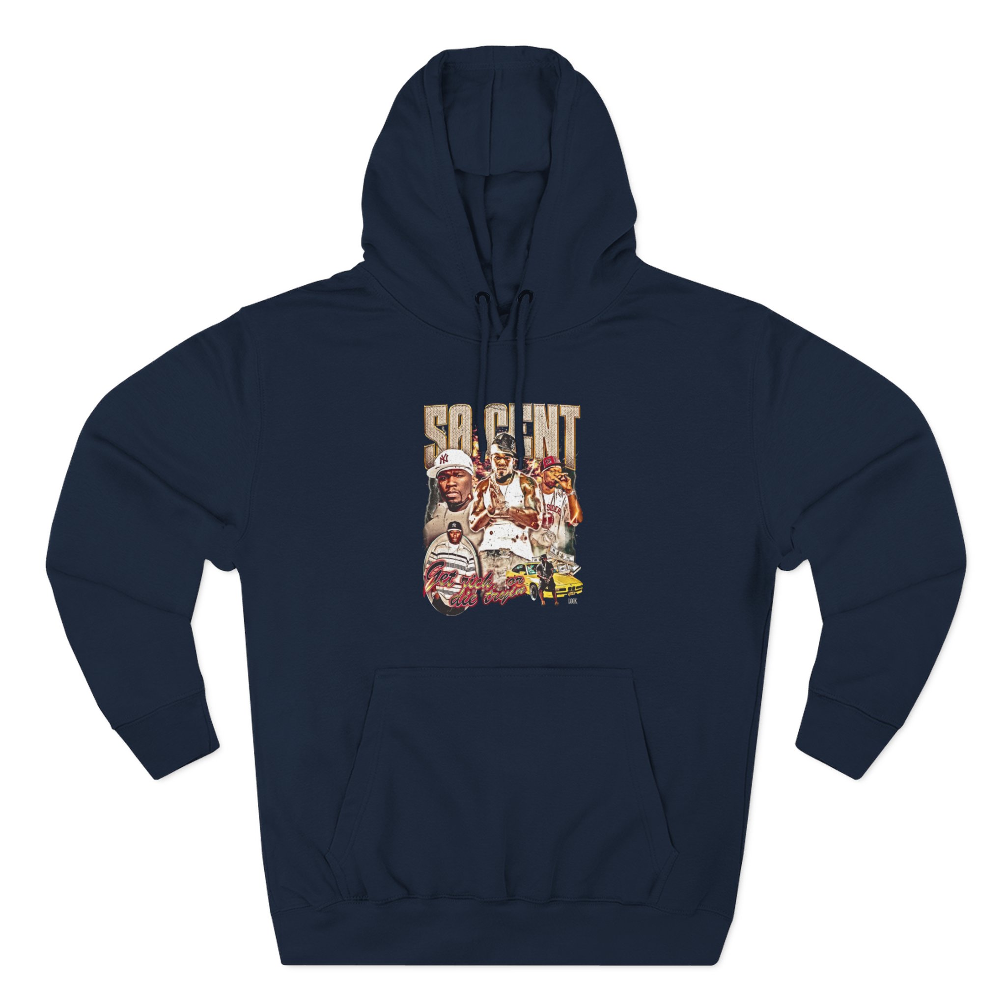 50 Cent Get Rich or Die Tryin Three-Panel Fleece Hoodie