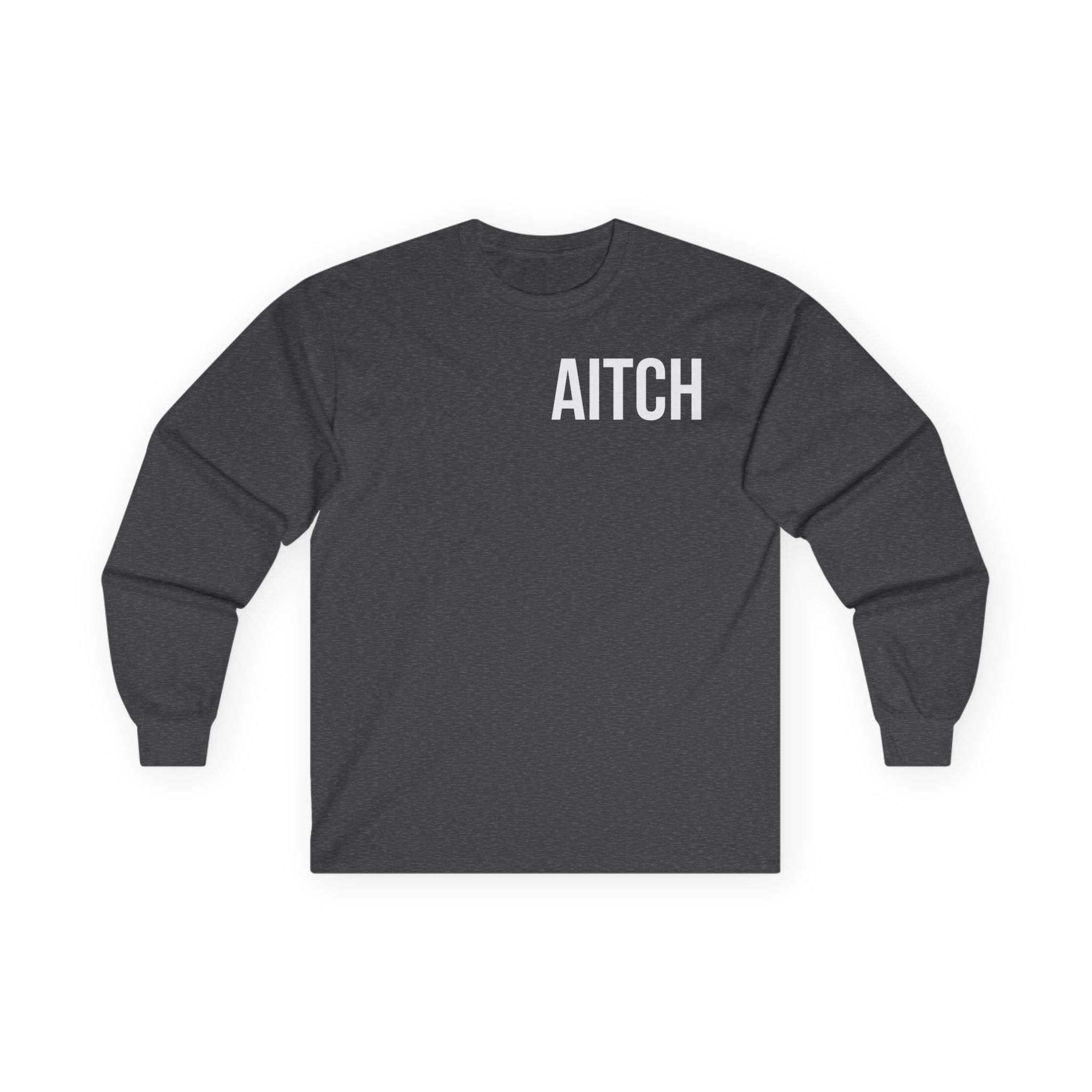 Aitch Pocket Logo Unisex Ultra Cotton Long Sleeve Tee