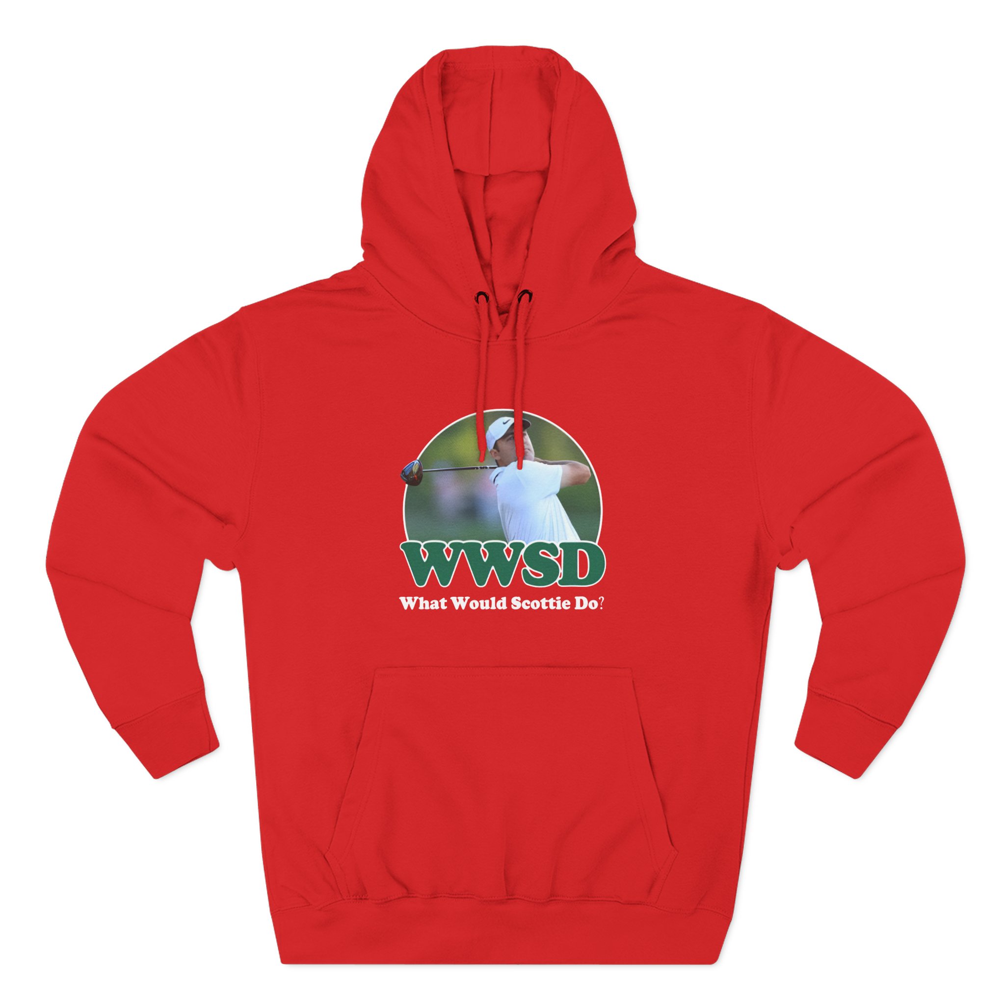 Scottie Scheffler What Would Do Wwsd Three-Panel Fleece Hoodie
