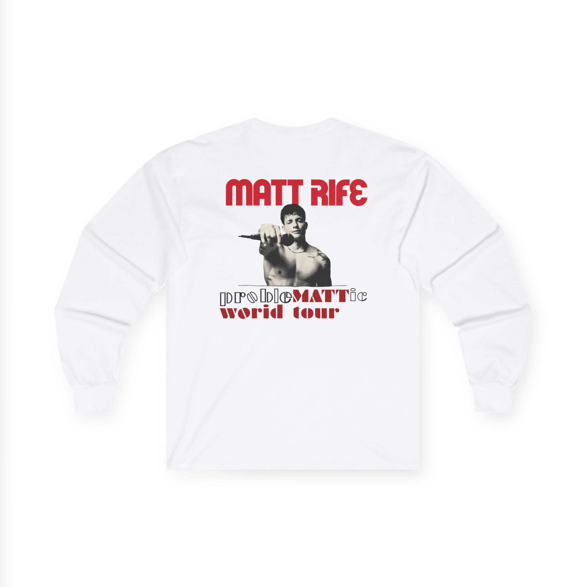Matt Rife Problemattic Tour Pic Unisex Ultra Cotton Long Sleeve Tee
