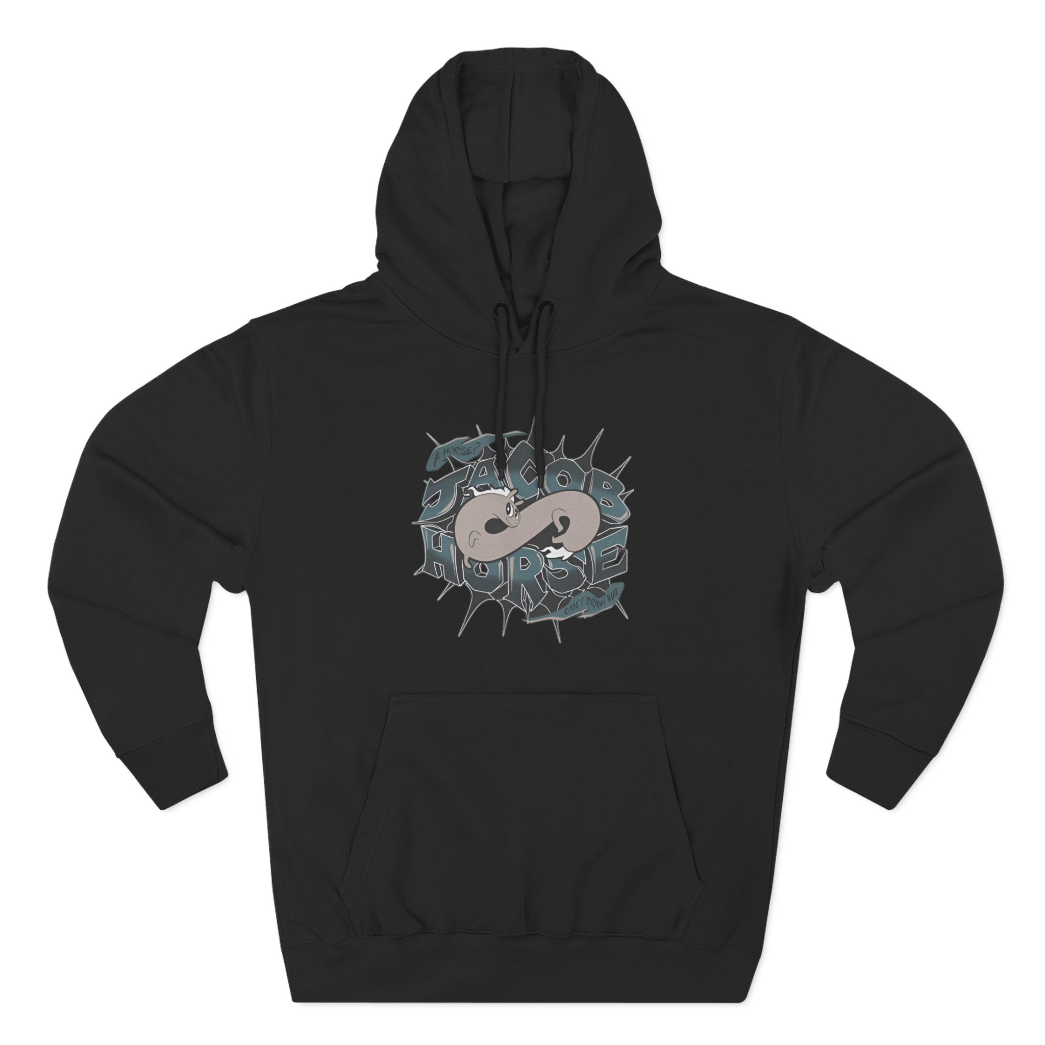 Drawfee Jacob Horse Three-Panel Fleece Hoodie