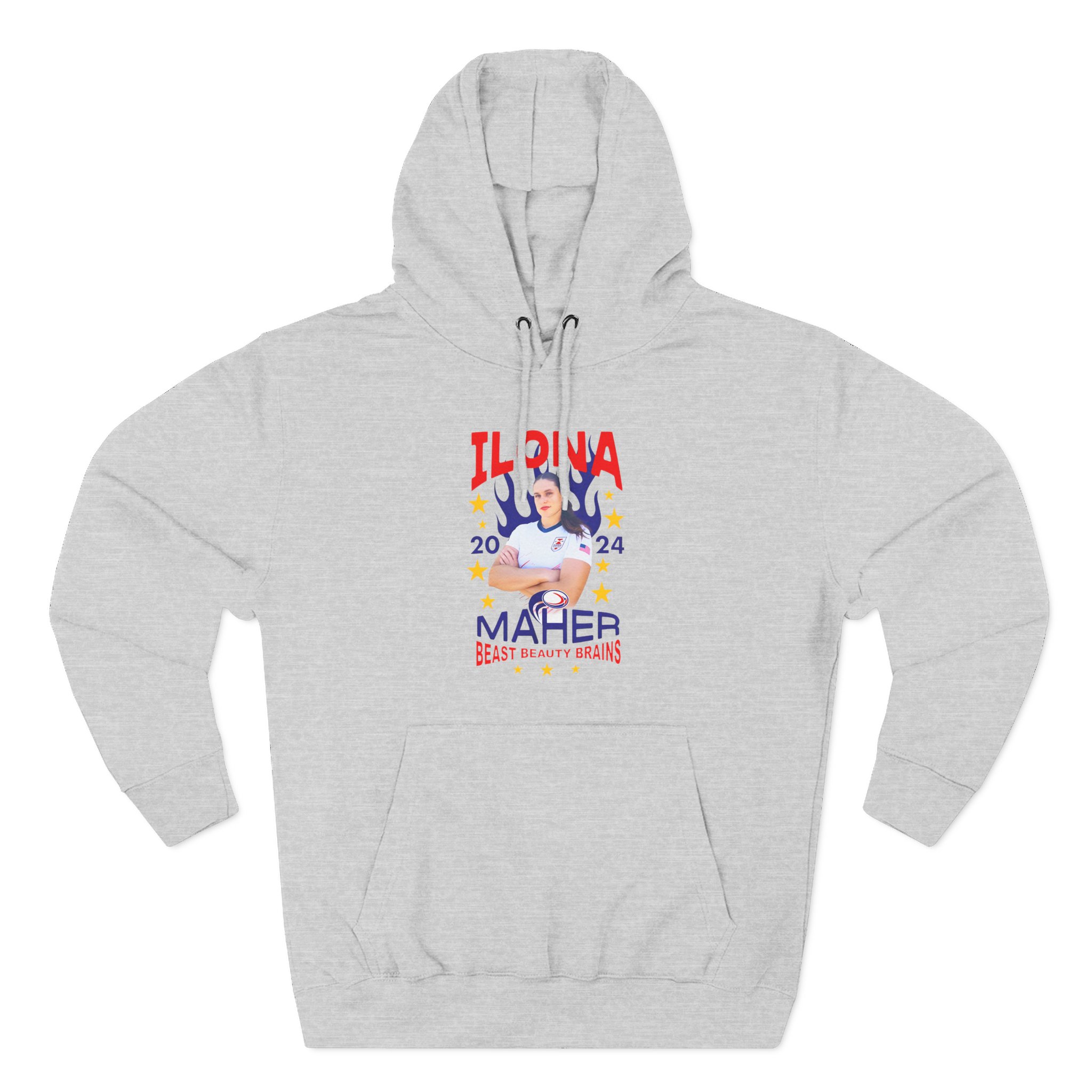 Ilona Maher Spangled Banner Three-Panel Fleece Hoodie