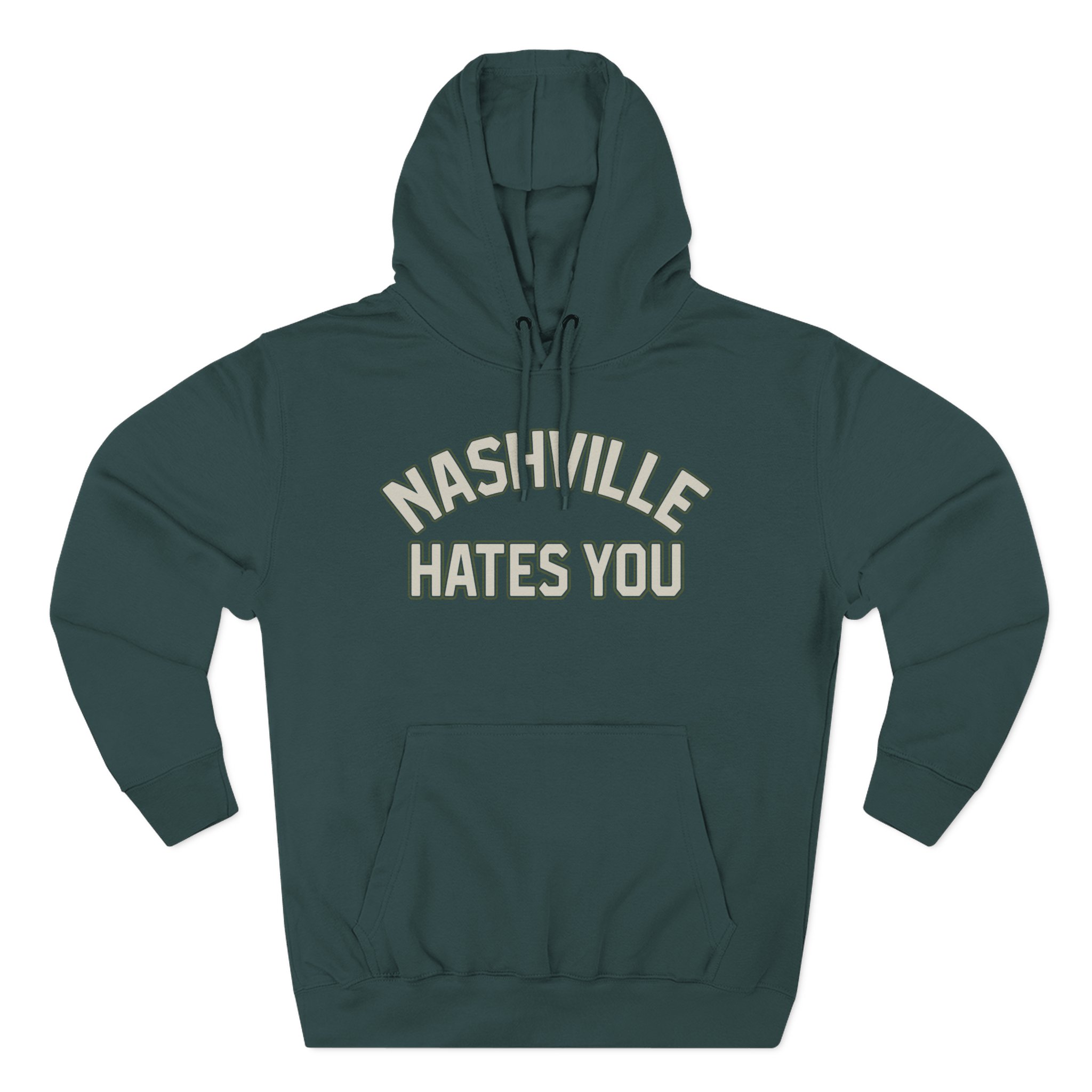 Orthodox Nashville Hates You Three-Panel Fleece Hoodie
