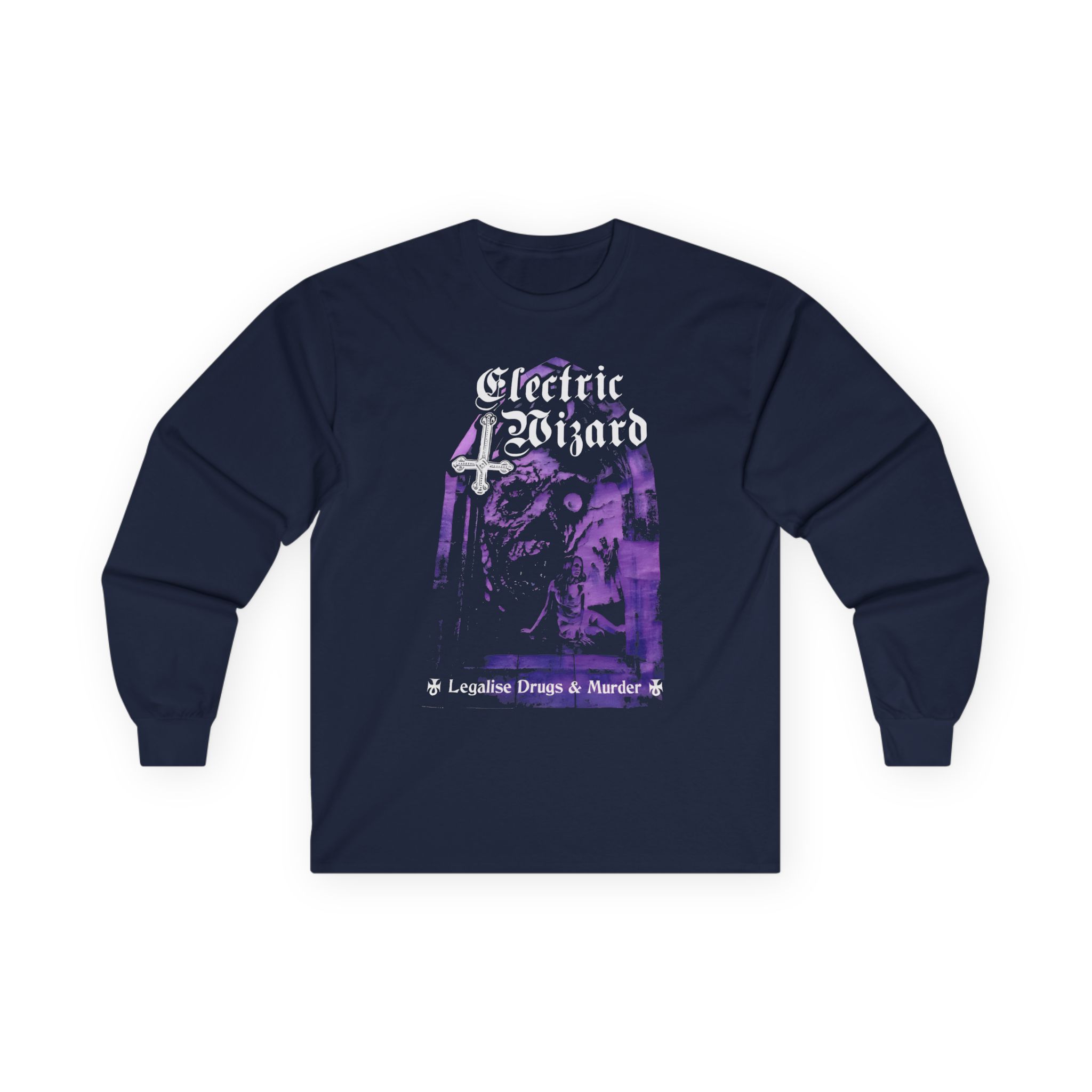 Electric Wizard Legalize Drugs and Murder Unisex Ultra Cotton Long Sleeve Tee