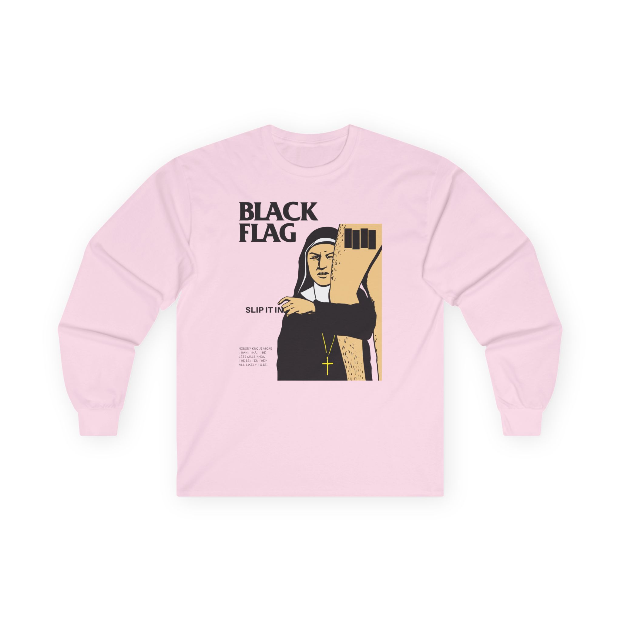 Black Flag Slip It in Unisex Ultra Cotton Long Sleeve Tee