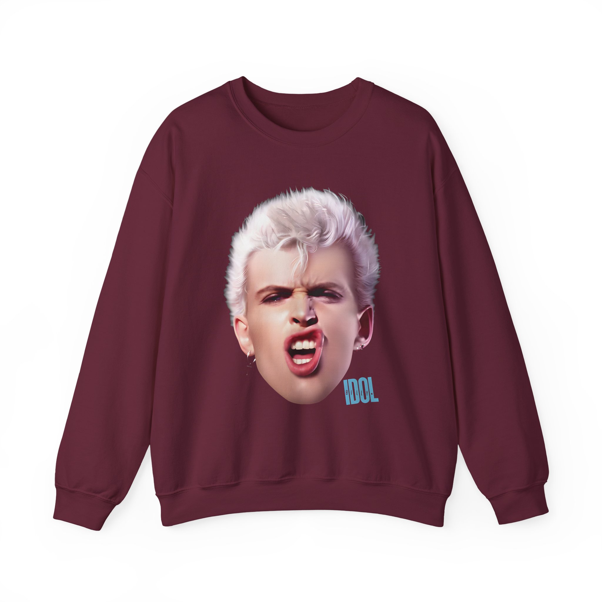 Billy Idol Billy Smirk Unisex Heavy Blendâ„¢ Crewneck Sweatshirt
