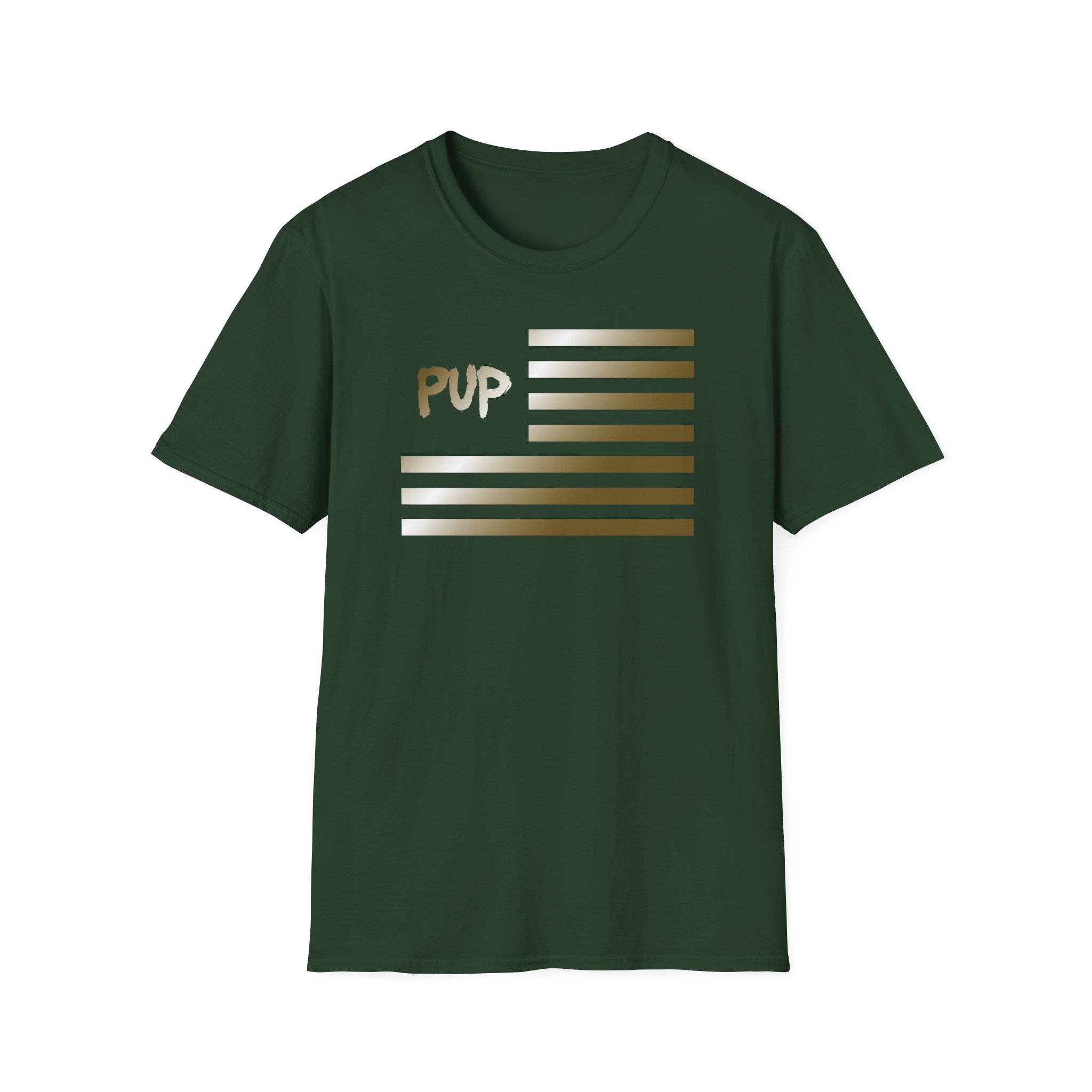 Pup Gold Foil Unisex Softstyle T-Shirt