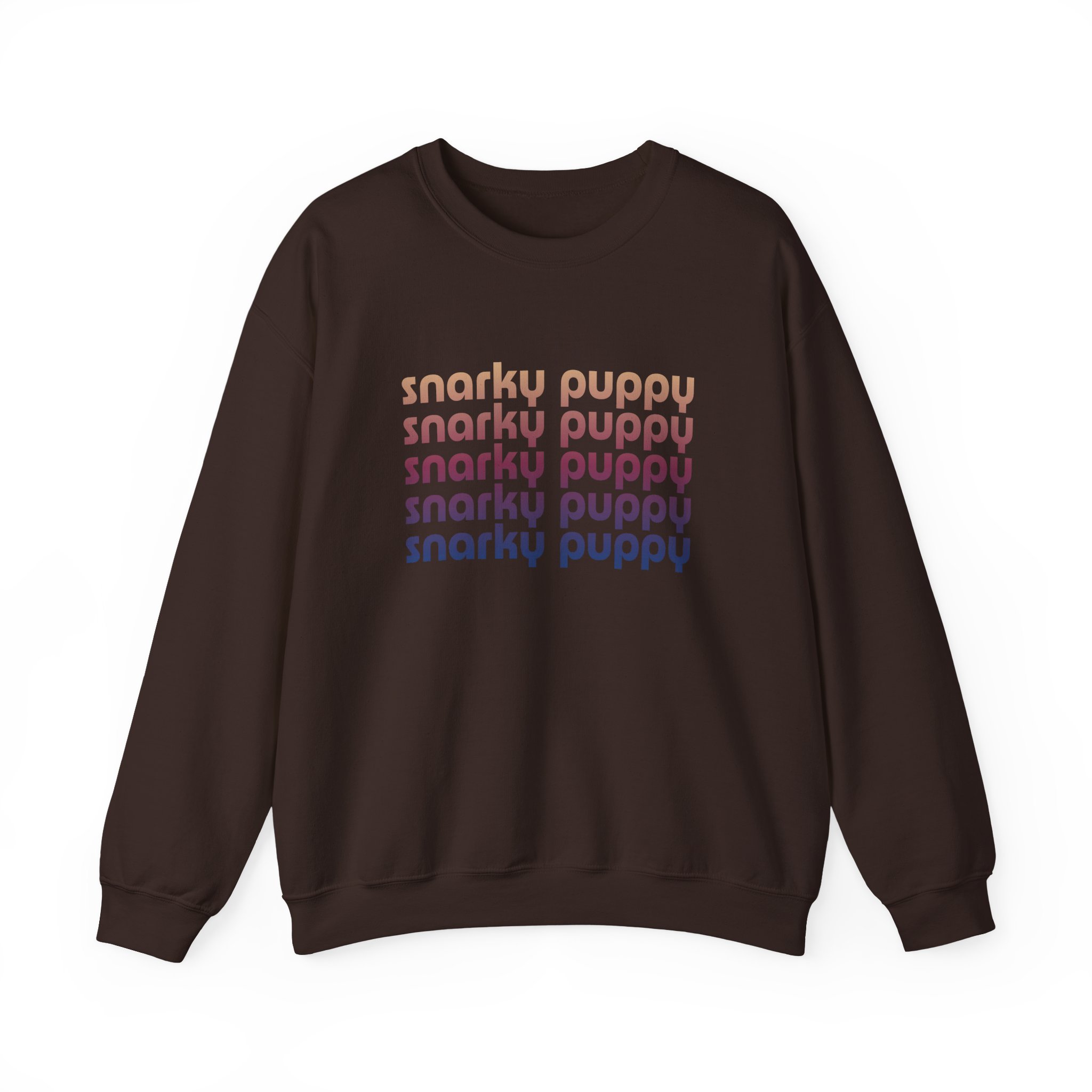 Snarky Puppy Repeating Logo Unisex Heavy Blend Crewneck Sweatshirt