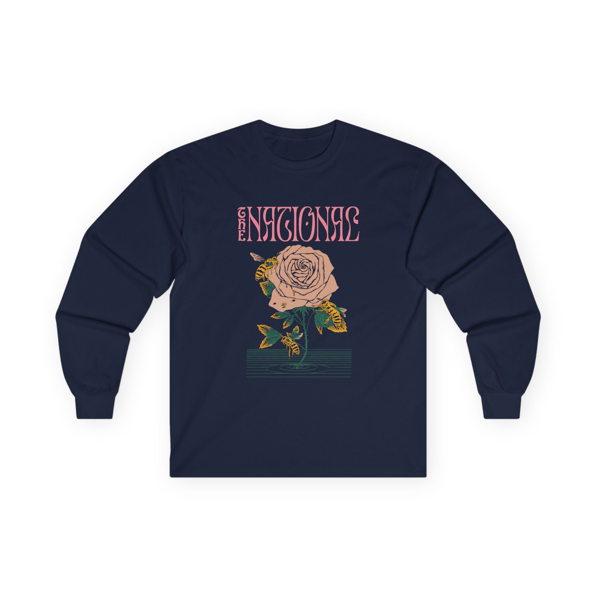 The National Bees & Flower Unisex Ultra Cotton Long Sleeve Tee