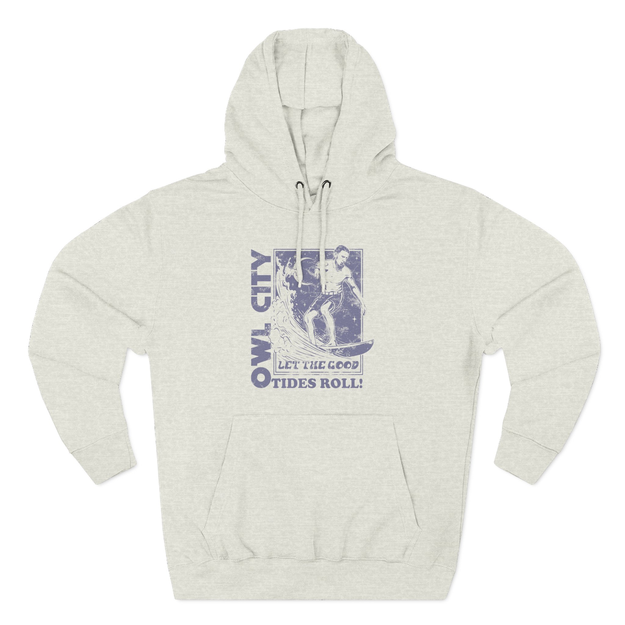 Owl City Let the Good Tides Roll Ringer Three-Panel Fleece Hoodie