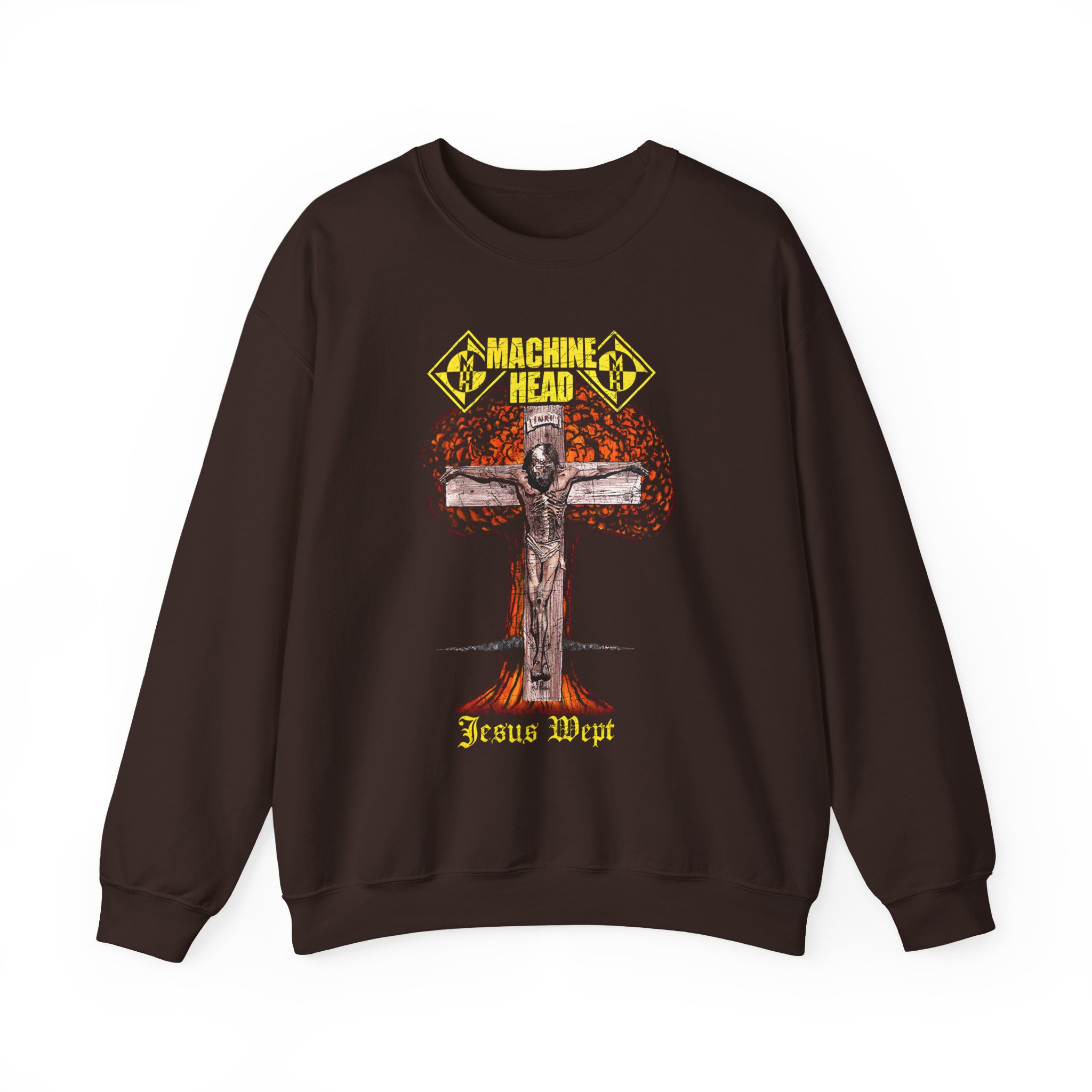 Machine Head Jesus Wept Unisex Heavy Blendâ„¢ Crewneck Sweatshirt
