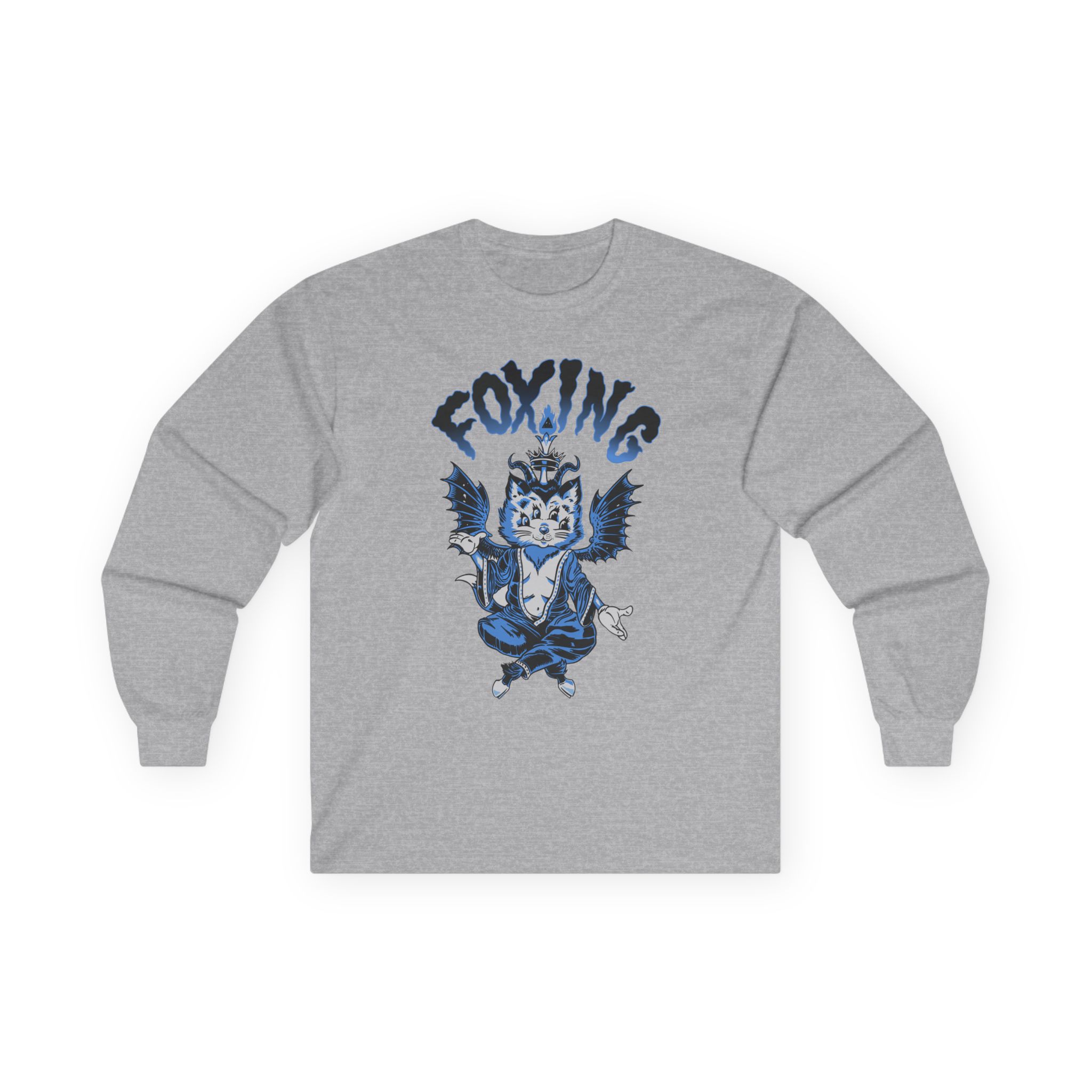 Foxing Four-eyed Cat Unisex Ultra Cotton Long Sleeve Tee