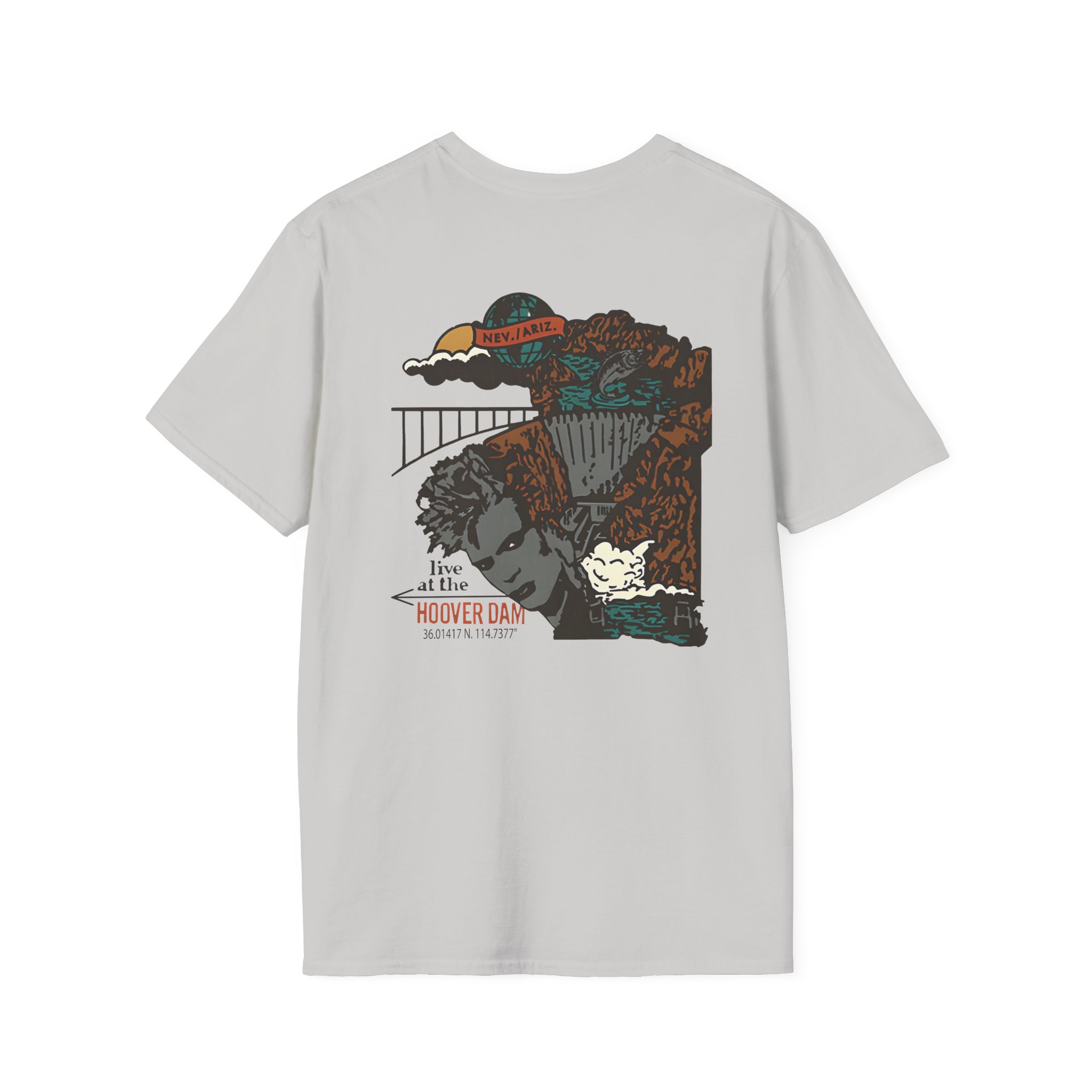 Billy Idol Hoover Dam Unisex Softstyle T-Shirt