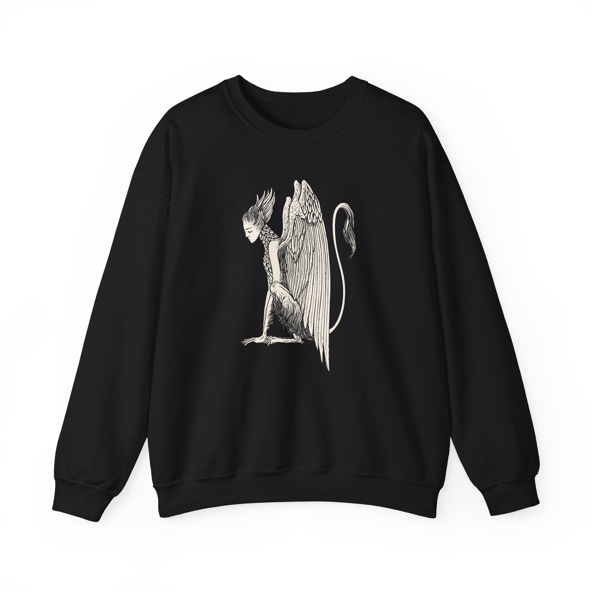 Alcest Spiritual Instinct Back Logo Unisex Heavy Blendâ„¢ Crewneck Sweatshirt