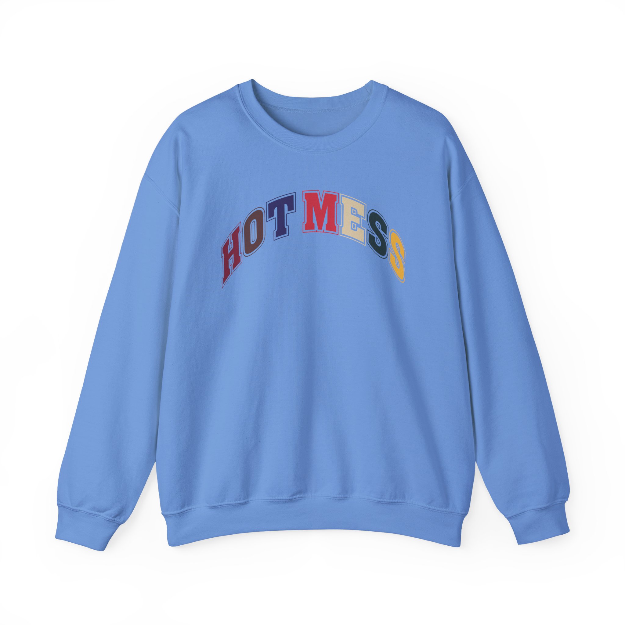 Alix Earle Hot Mess Varsity Unisex Heavy Blendâ„¢ Crewneck Sweatshirt