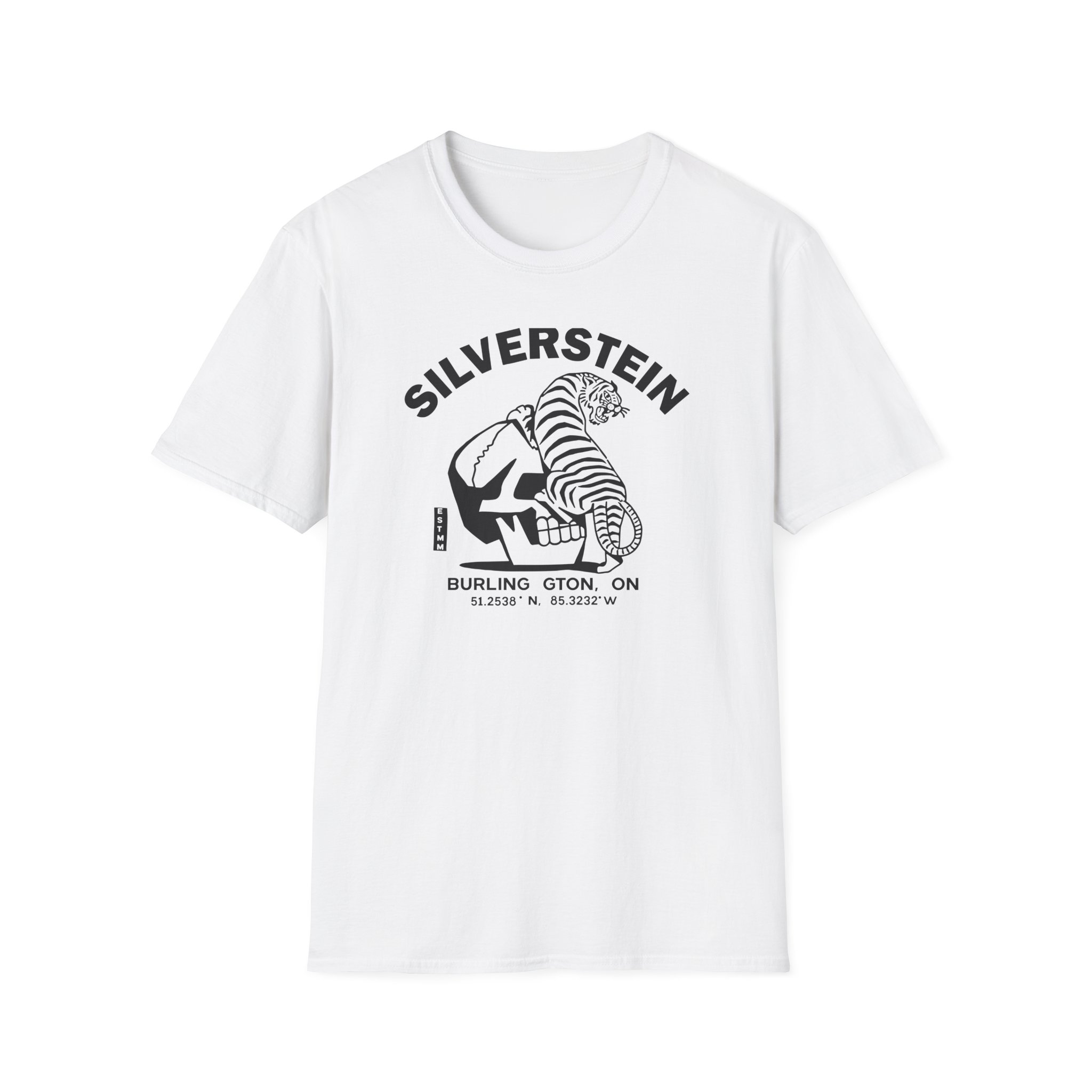 Silverstein Tiger Skull Unisex Softstyle T-Shirt