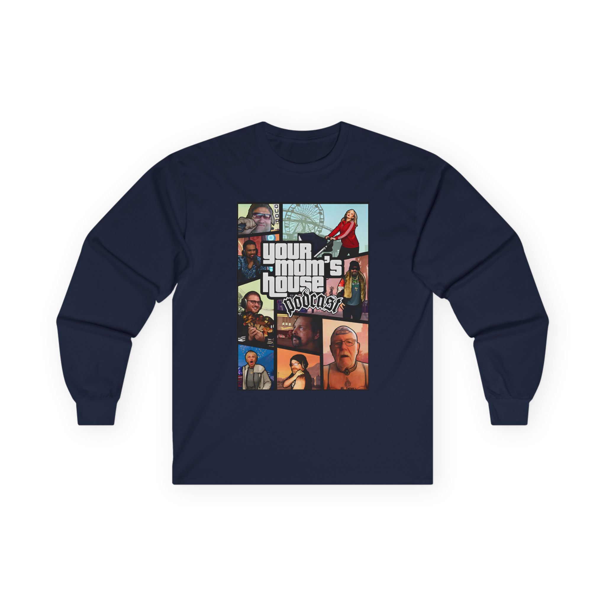 Ymh GTA Unisex Ultra Cotton Long Sleeve Tee