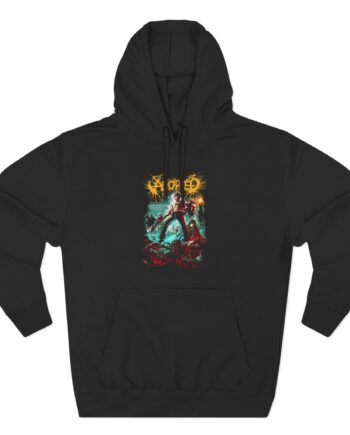 Aborted Army of Orkness Three-Panel Fleece Hoodie