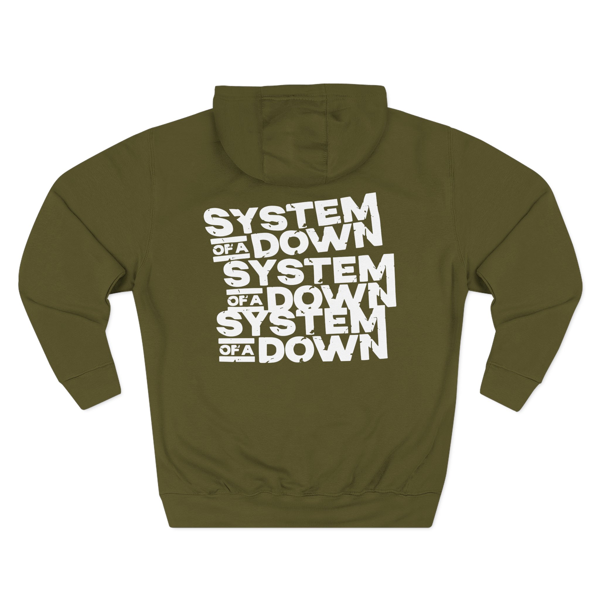 System of a Down Awake Distressed Three-Panel Fleece Hoodie
