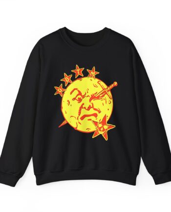 Foxing Moon Face Unisex Heavy Blend™ Crewneck Sweatshirt