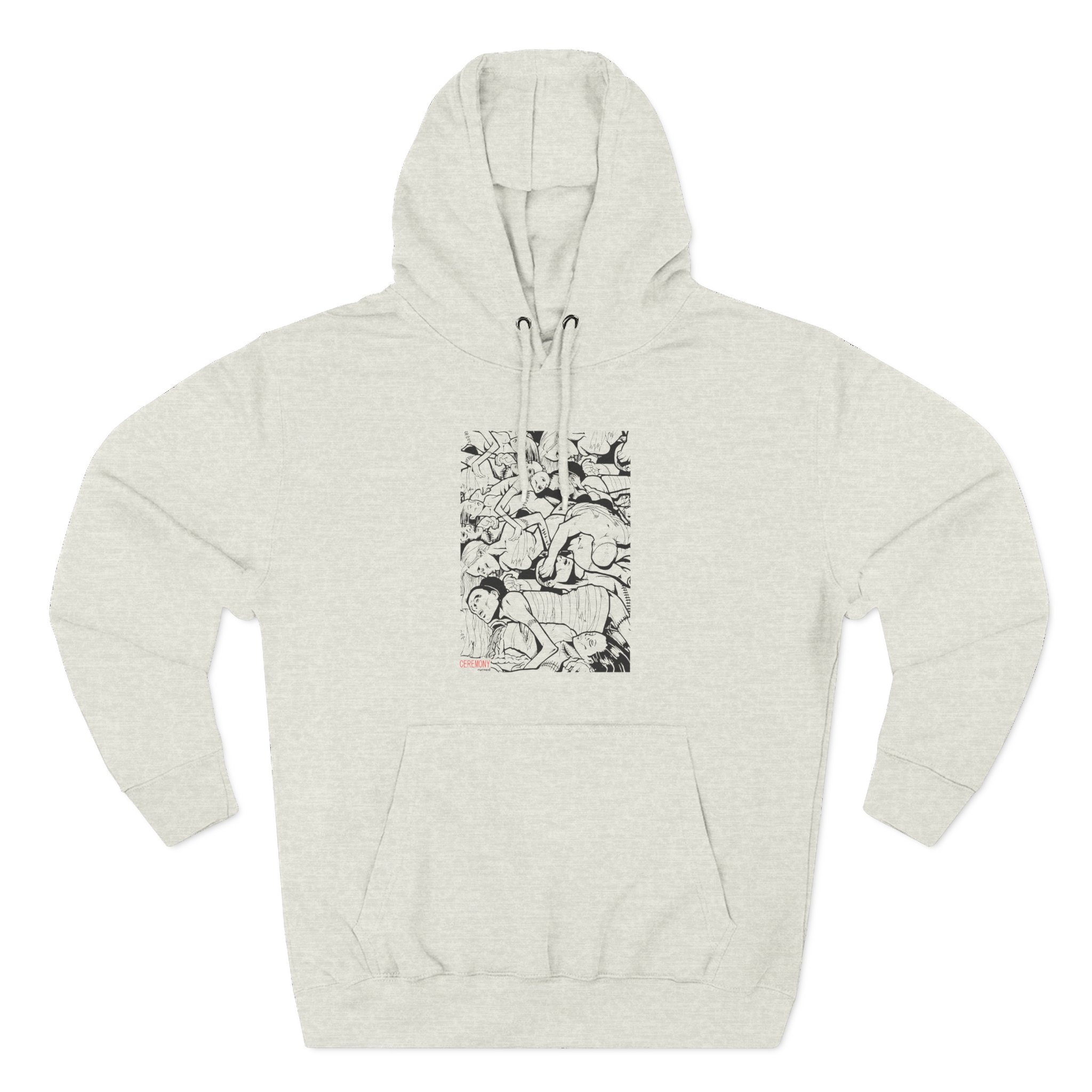 Ceremony Ruined Three-Panel Fleece Hoodie