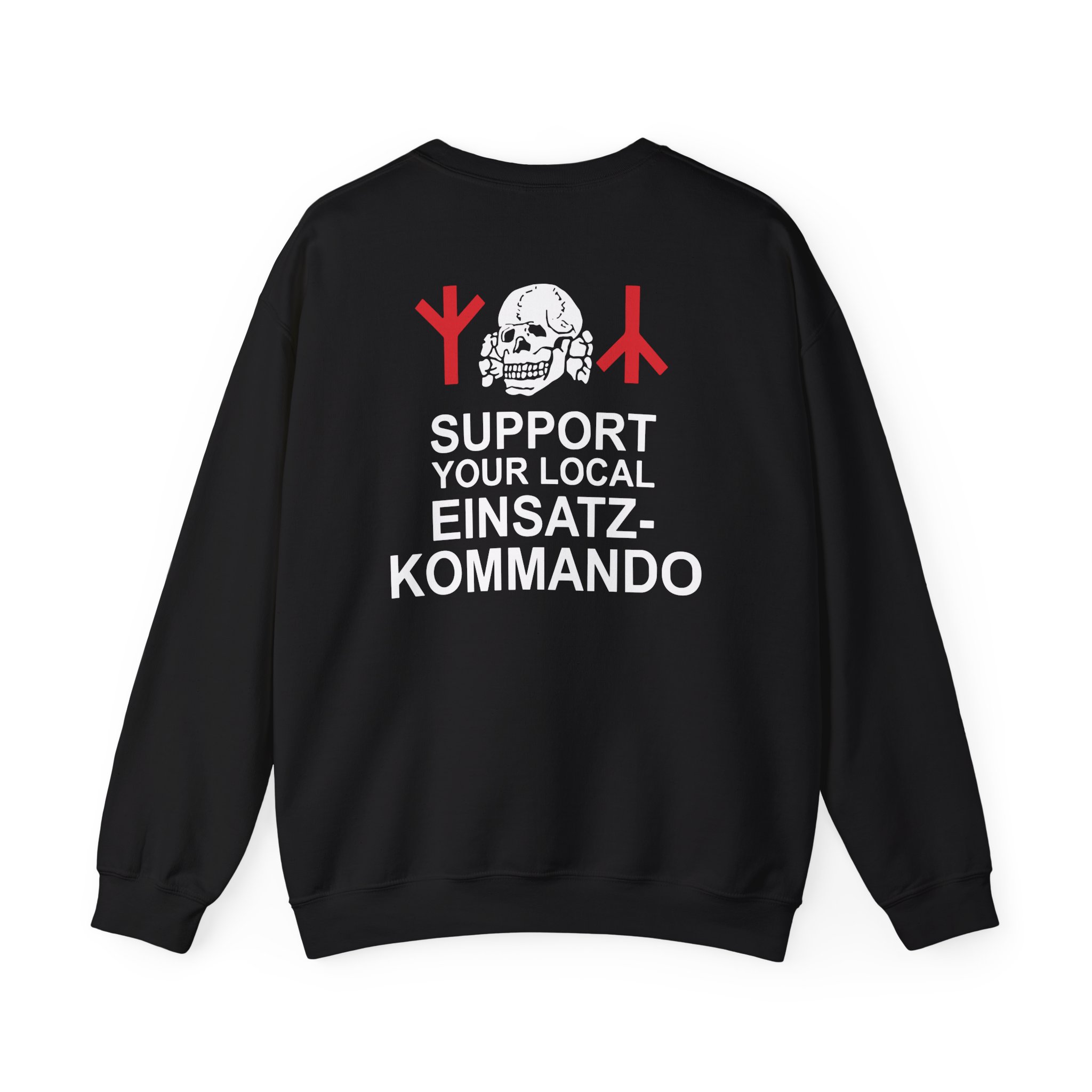 Burzum Support Your Local Einsatz Kommando Unisex Heavy Blendâ„¢ Crewneck Sweatshirt