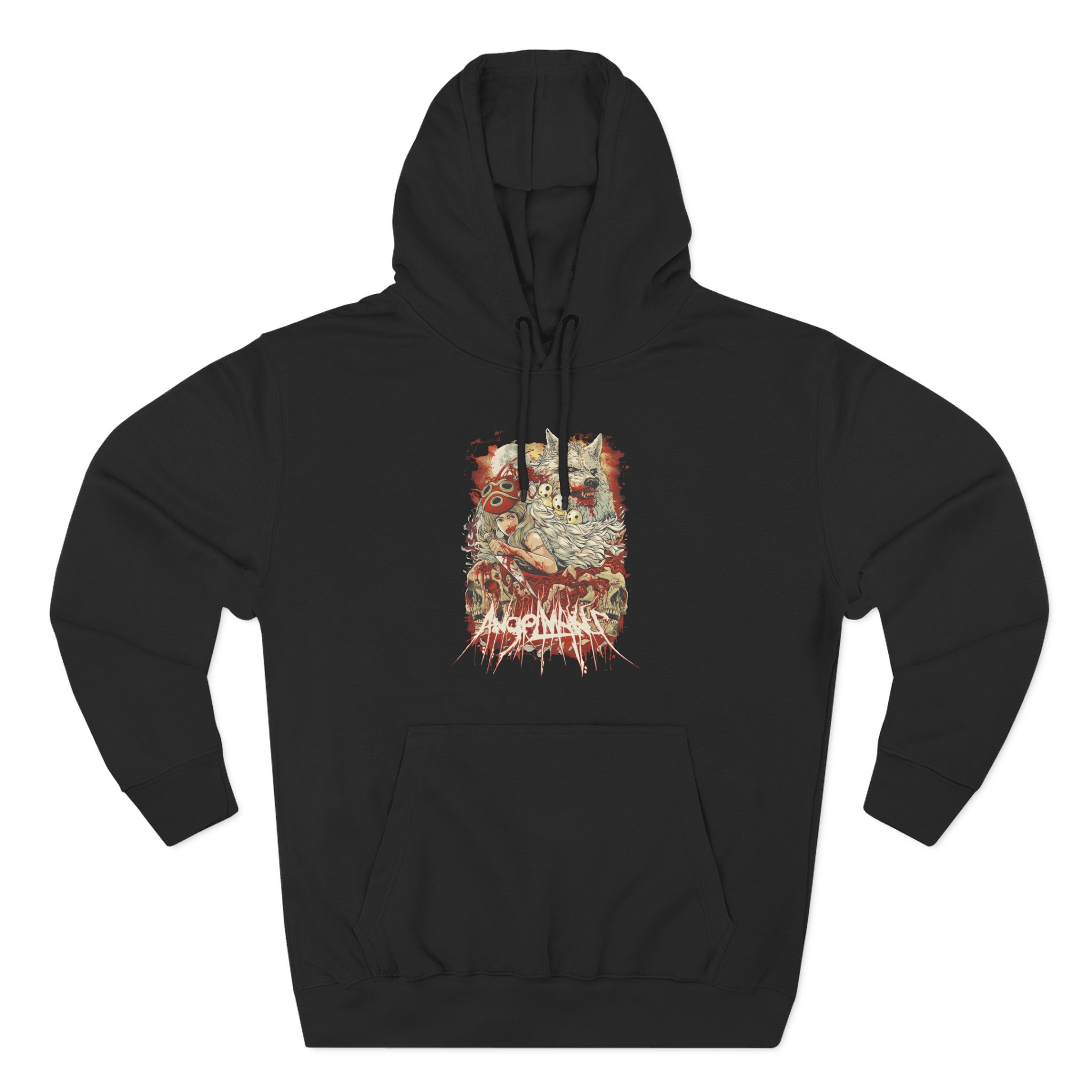 Angelmaker Mononoke Three-Panel Fleece Hoodie