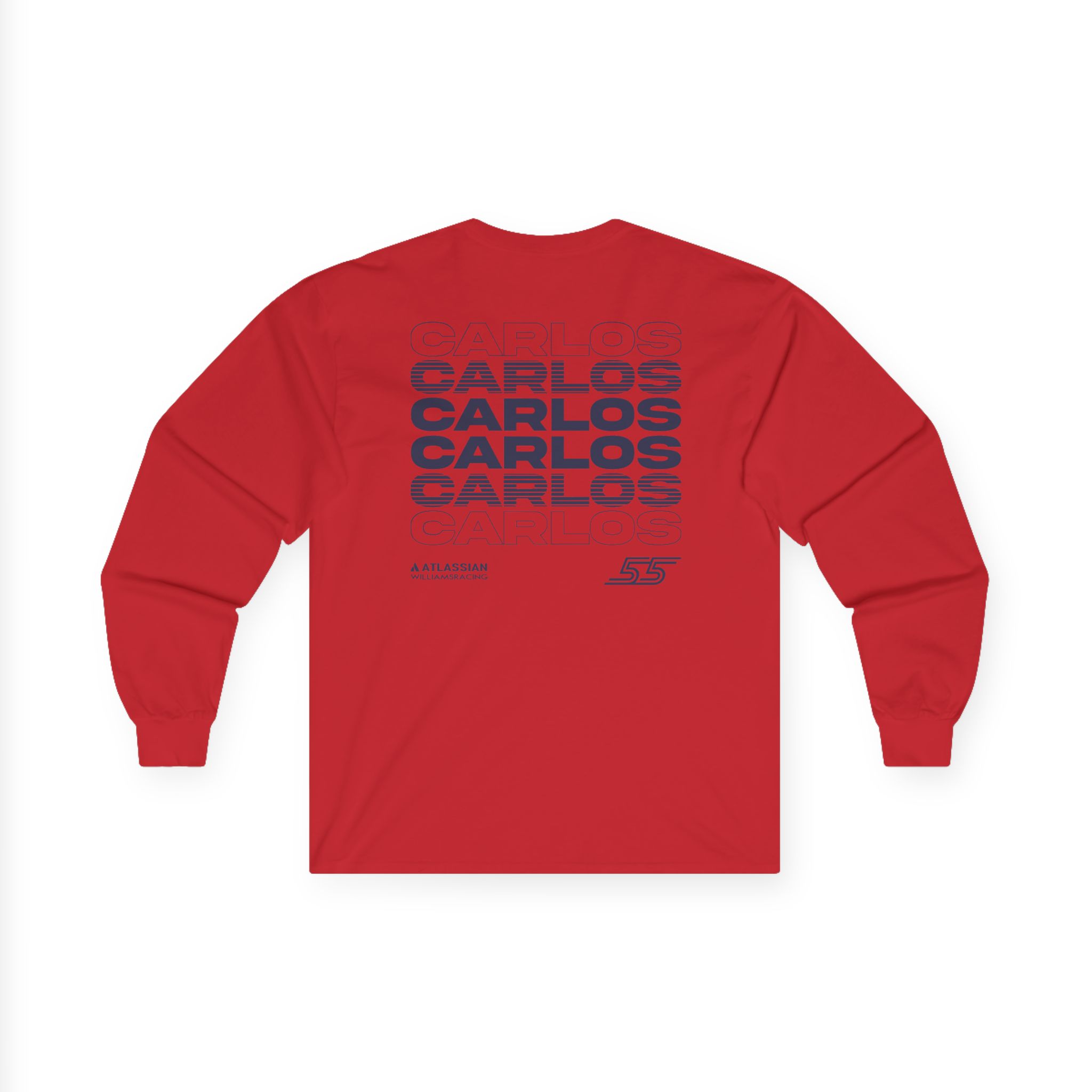 Carlos Sainz Atlassian Williams Racing Unisex Ultra Cotton Long Sleeve Tee