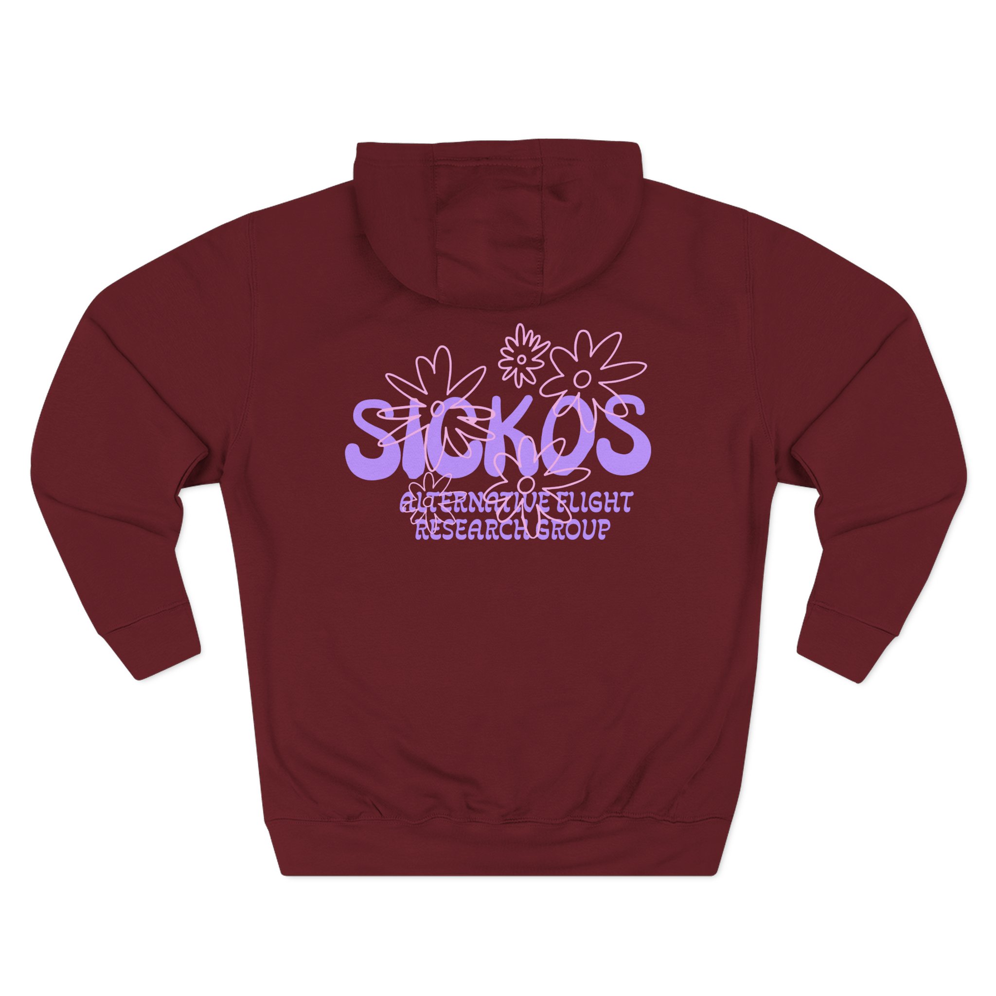 Sickos Three-Panel Fleece Hoodie