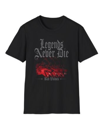 Bad Wolves Legends Never Die Unisex Softstyle T-Shirt