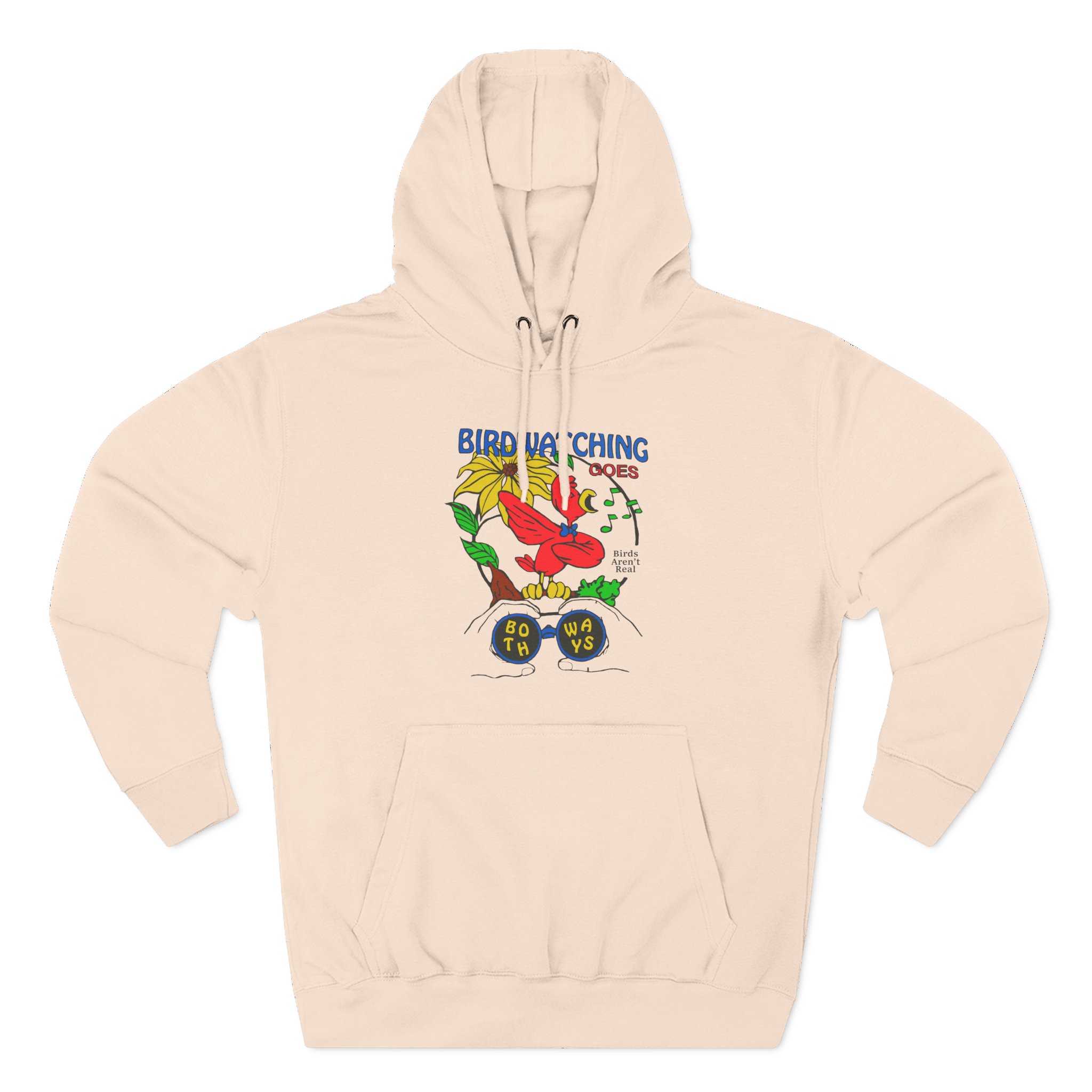 Birds Arent Real Three-Panel Fleece Hoodie