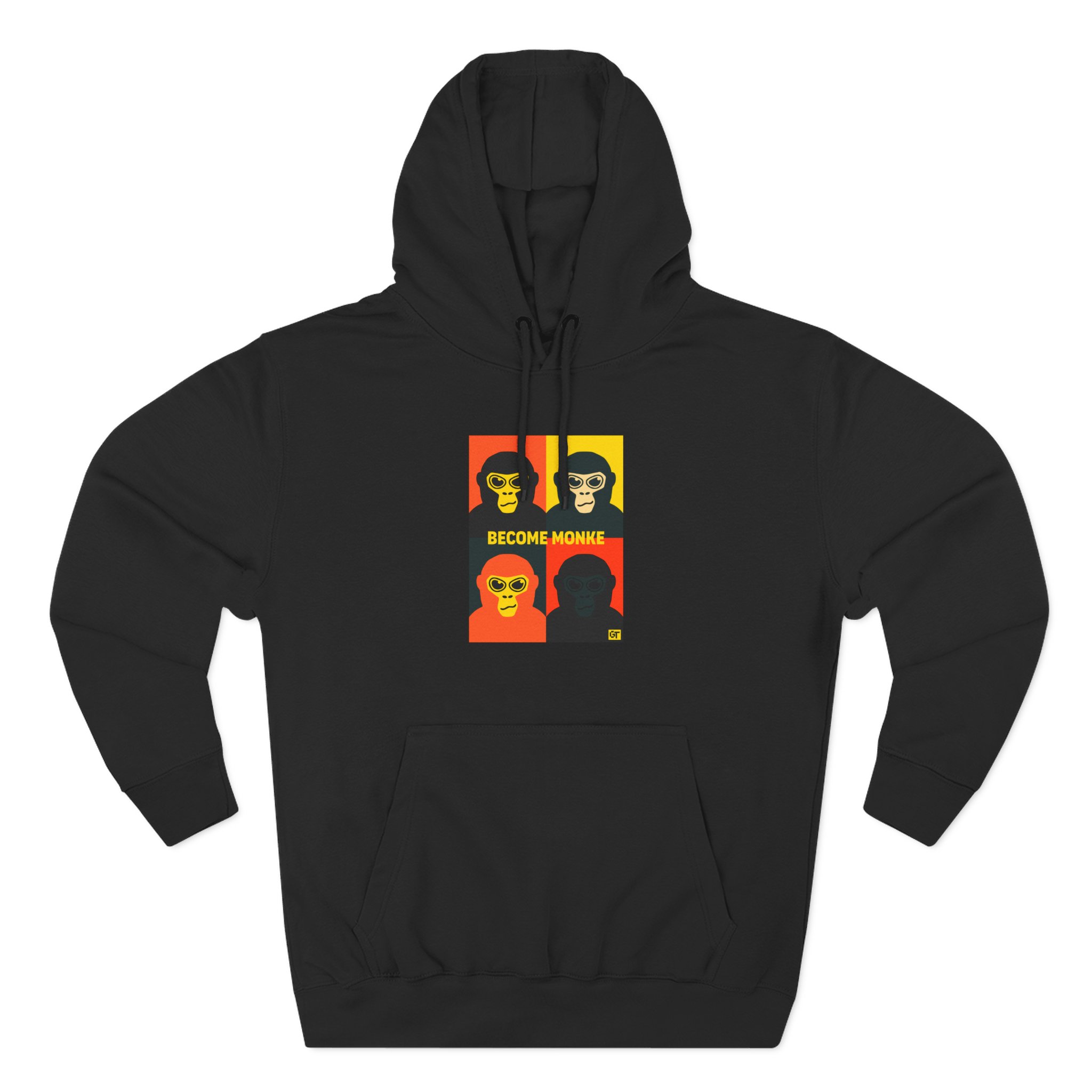 Gorilla Tag Become Monke Three-Panel Fleece Hoodie