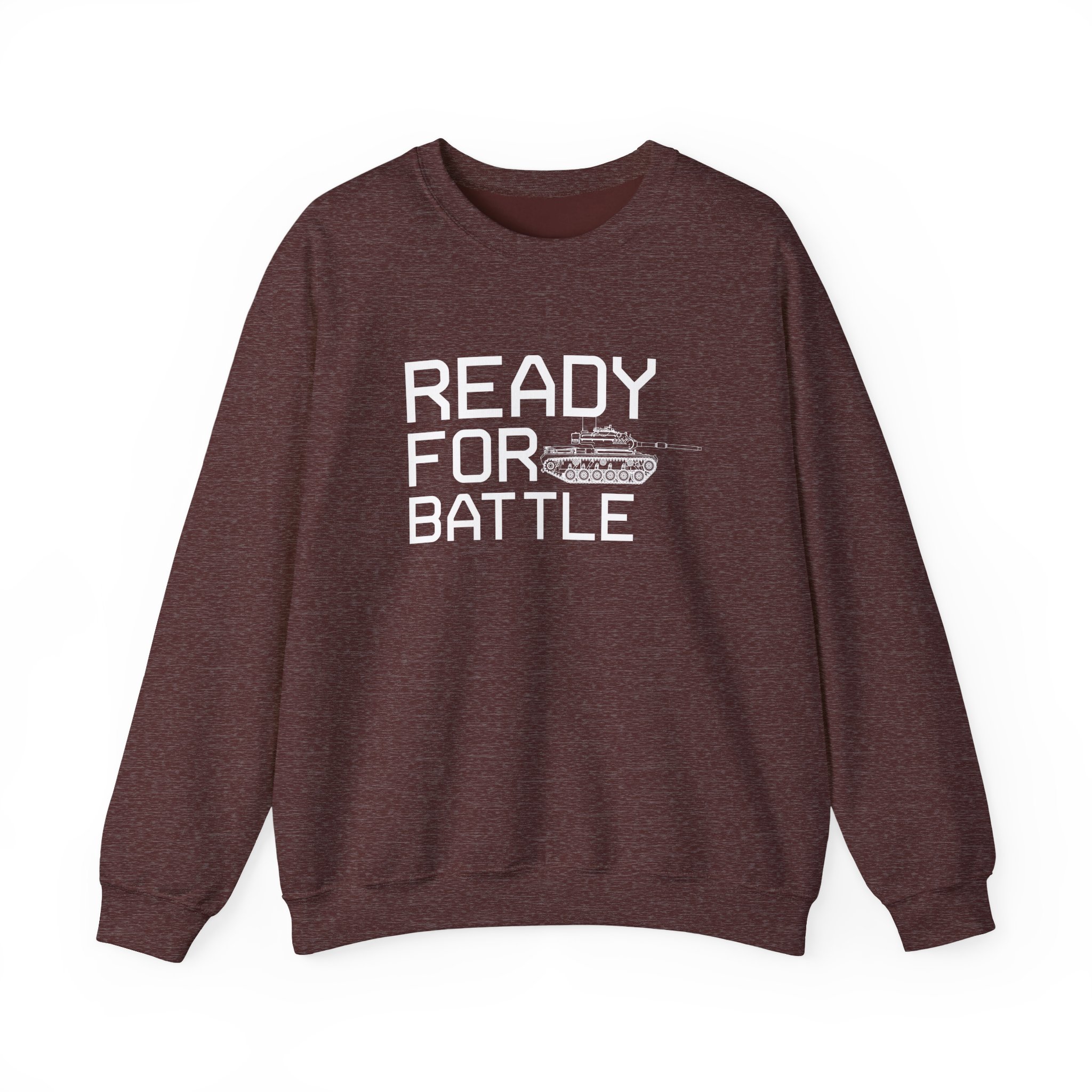 World of Tank Ready for Battle Unisex Heavy Blendâ„¢ Crewneck Sweatshirt