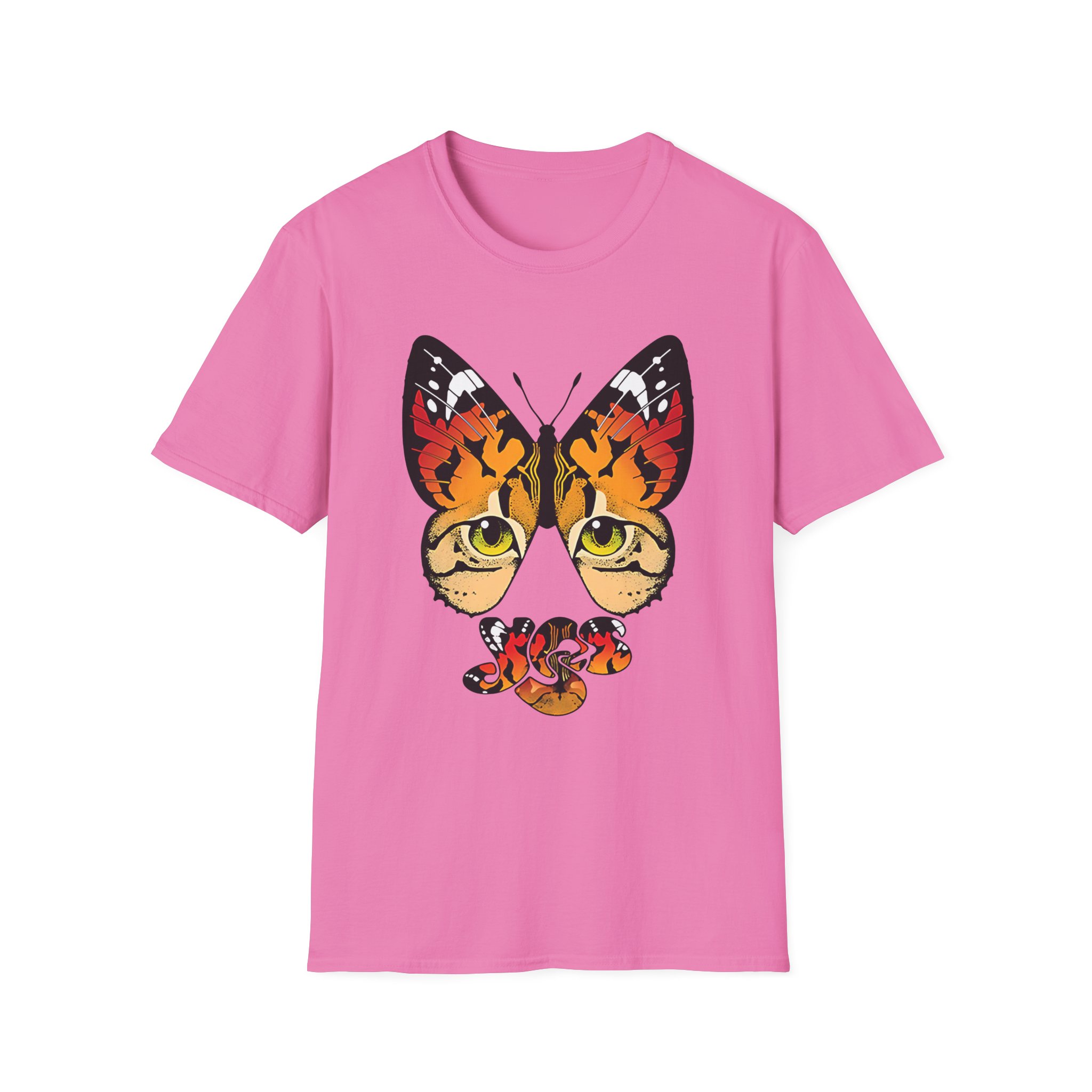 Yes Monarch Eyes Logo Unisex Softstyle T-Shirt