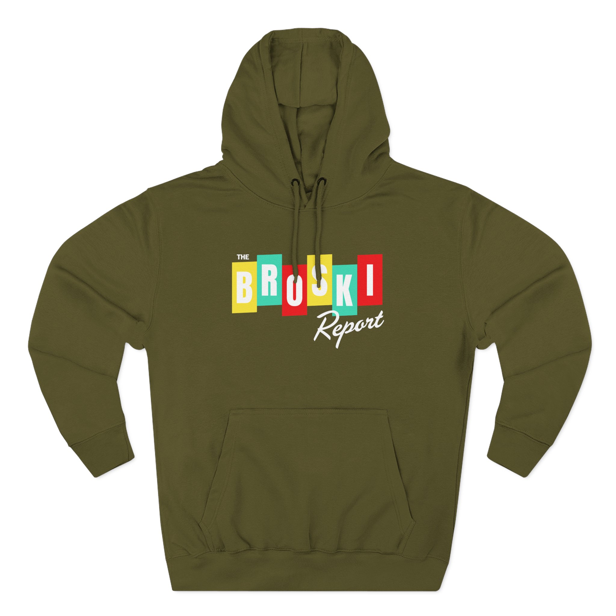 Broski Report National News Blast Three-Panel Fleece Hoodie
