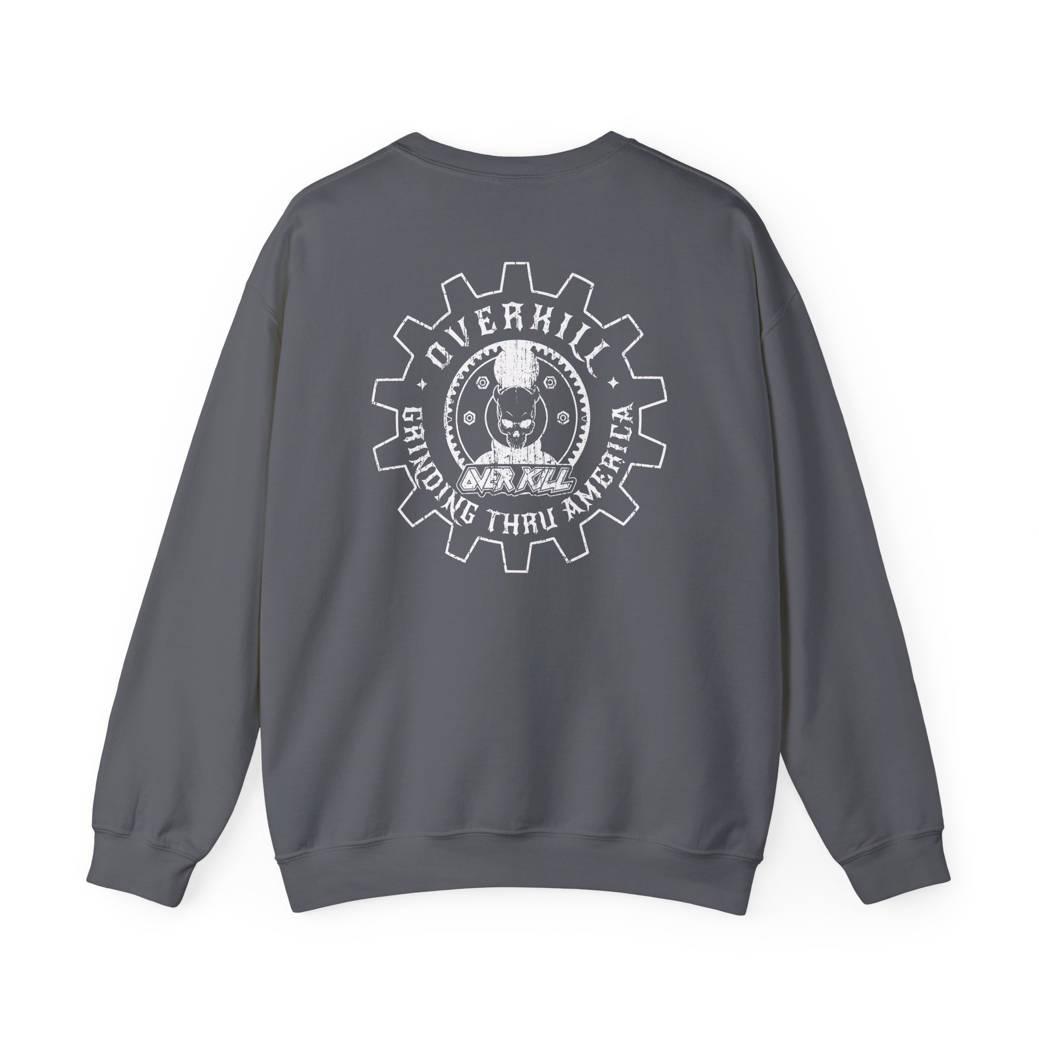 Overkill Embroidered Gear Logo Unisex Heavy Blendâ„¢ Crewneck Sweatshirt