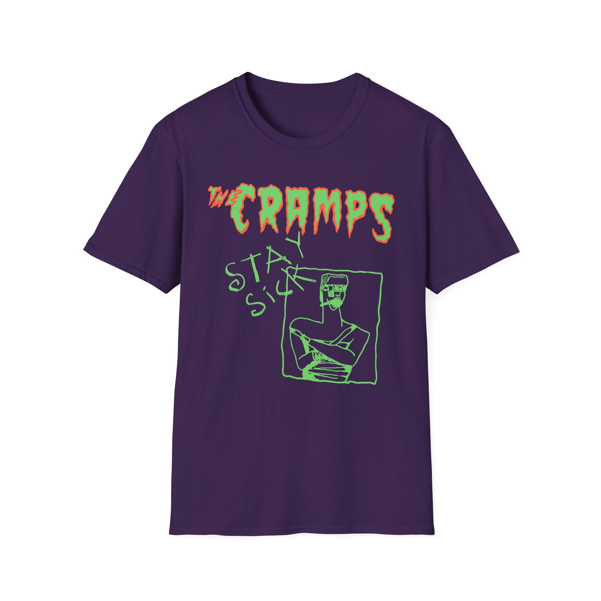 The Cramps Stay Sick Unisex Softstyle T-Shirt