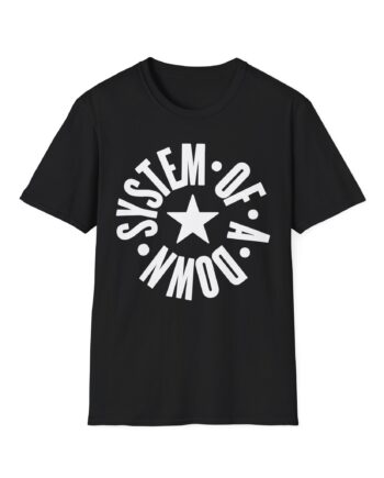 System of a Down Full Circle Logo Kids Unisex Softstyle T-Shirt