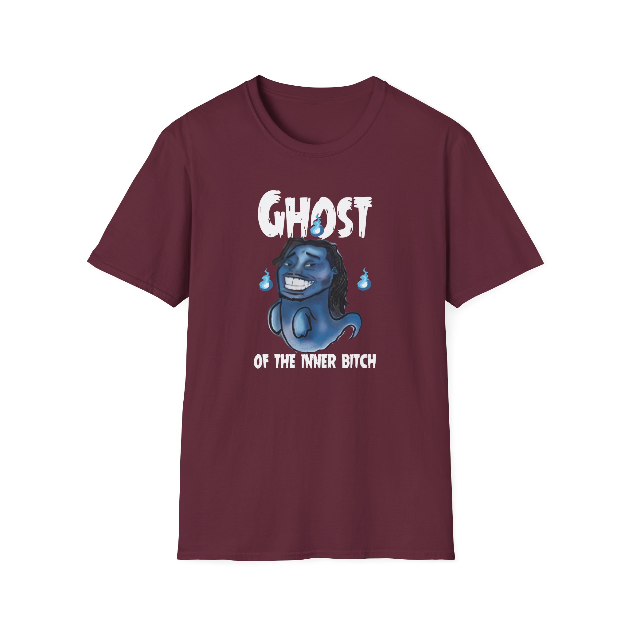 Aba and Preach Ghost of the Inner Bitch Unisex Softstyle T-Shirt